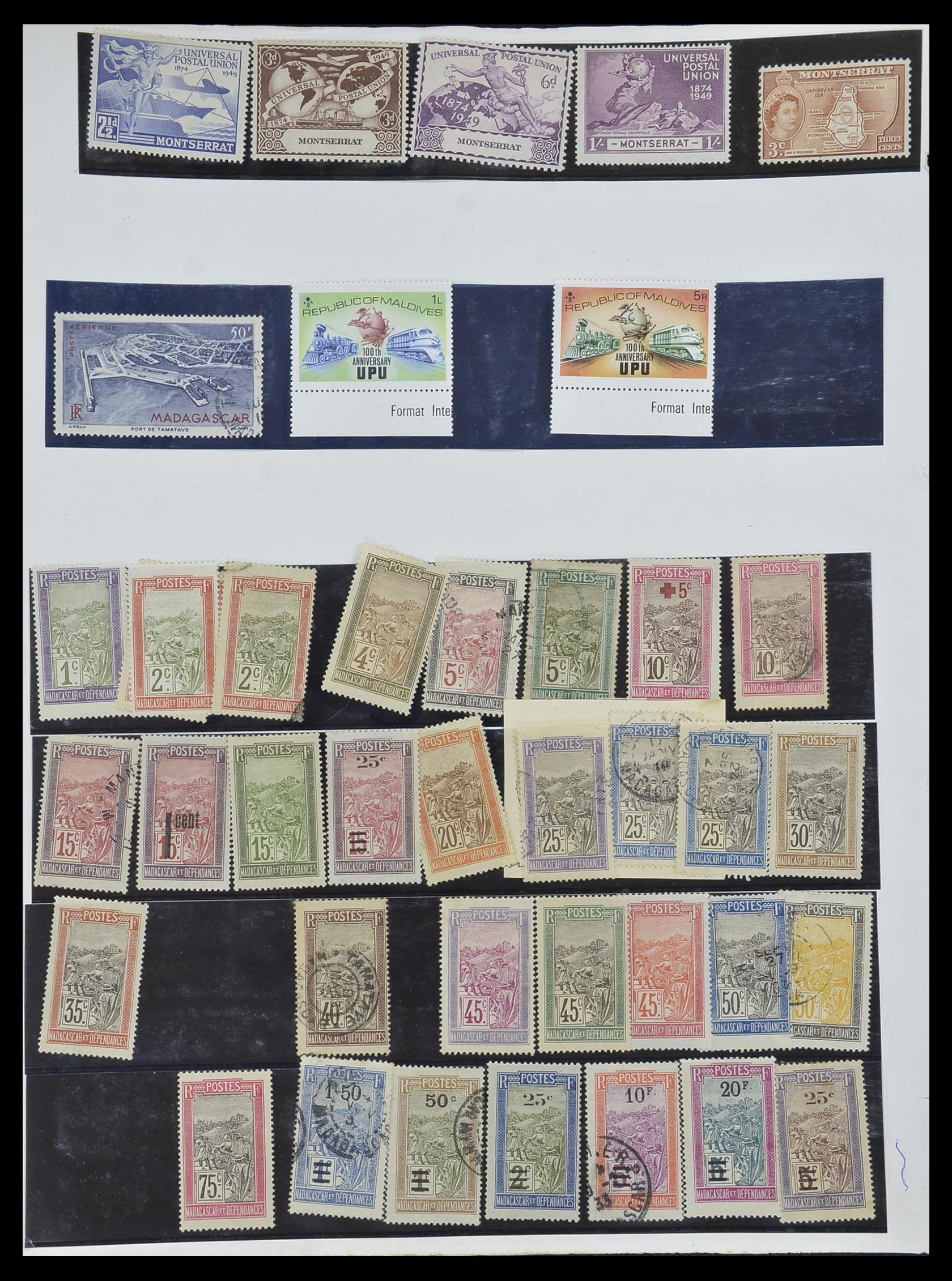 33755 2010 - Postzegelverzameling 33755 Motief treinen 1900-2010.