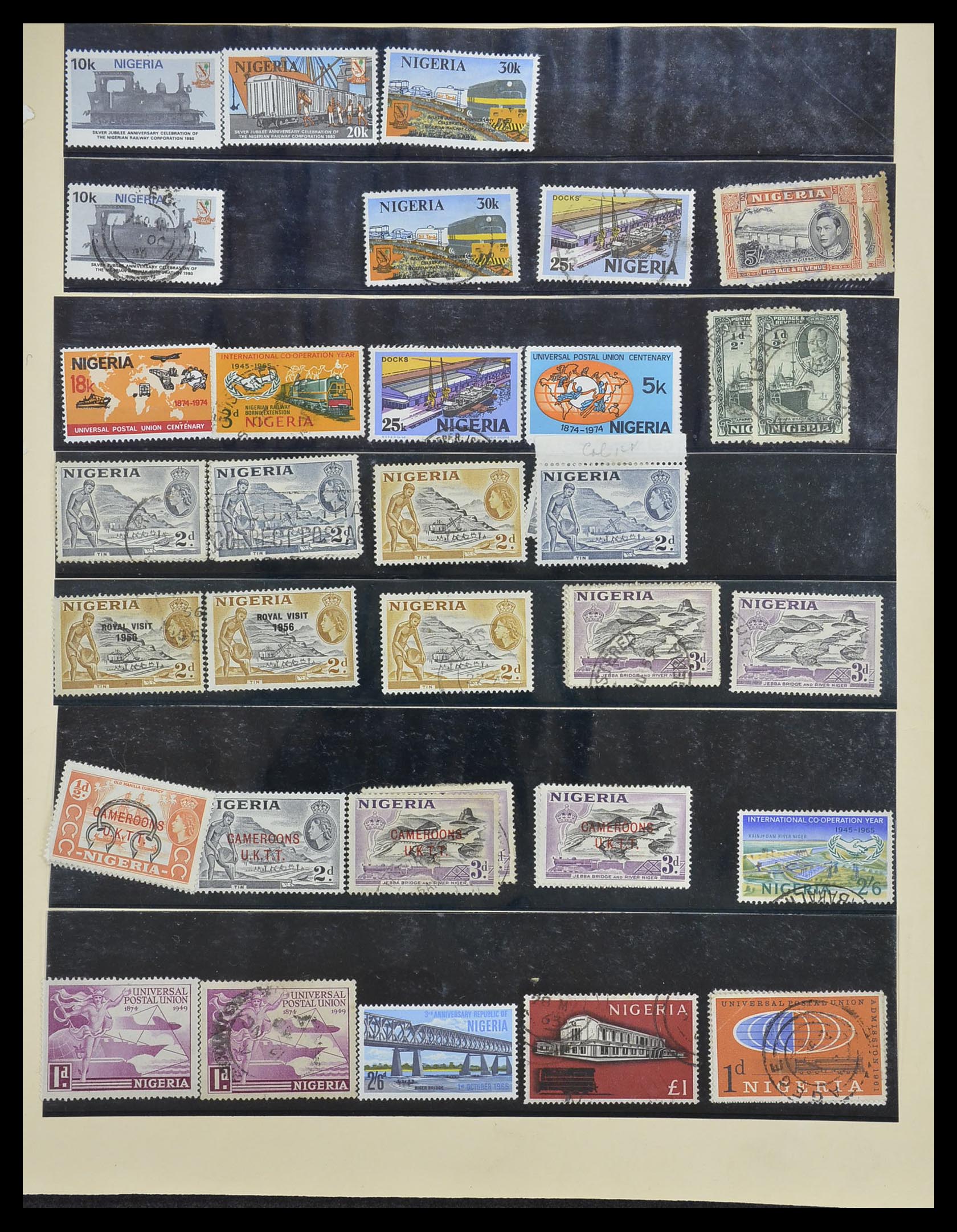 33755 2019 - Postzegelverzameling 33755 Motief treinen 1900-2010.