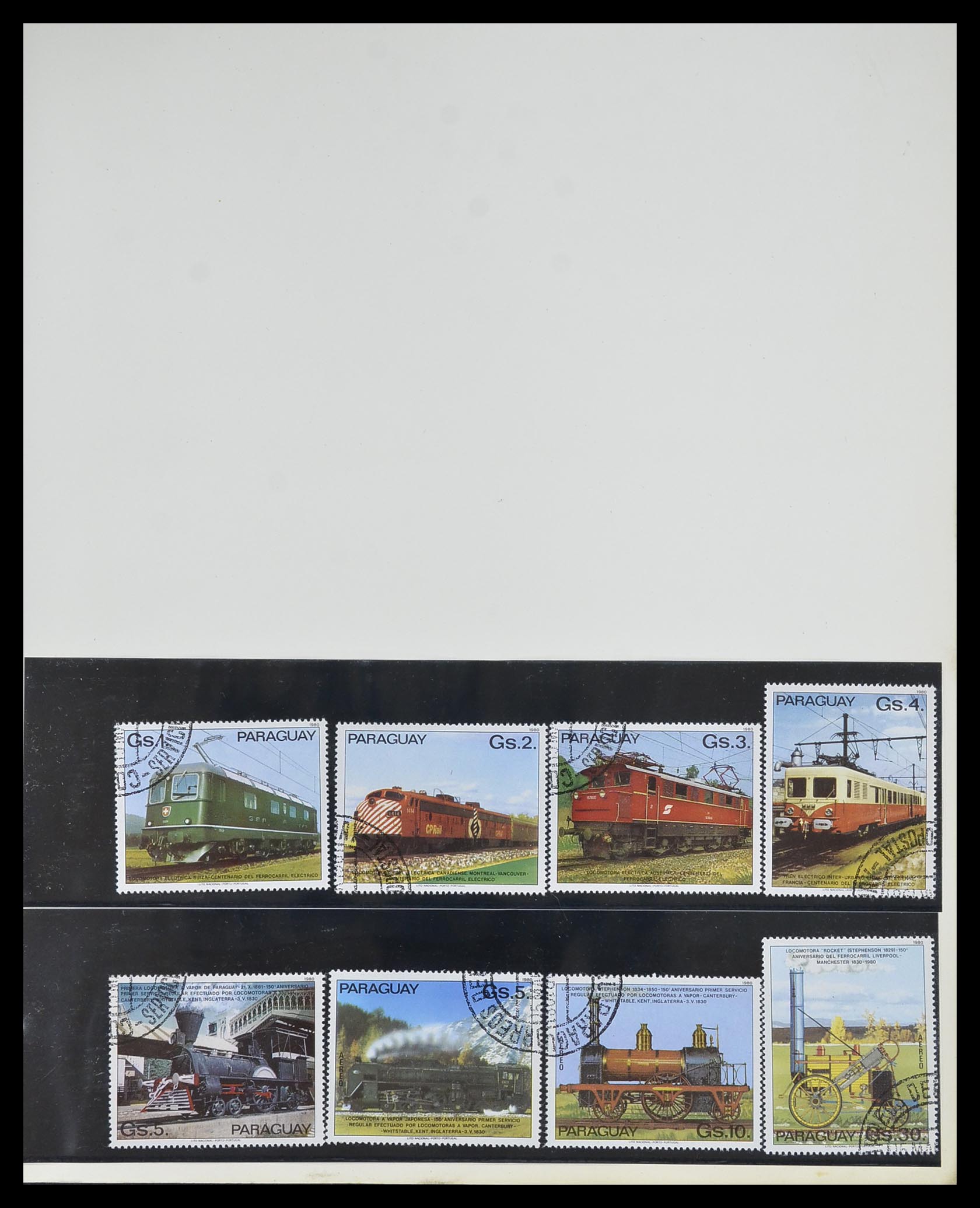 33755 2021 - Postzegelverzameling 33755 Motief treinen 1900-2010.