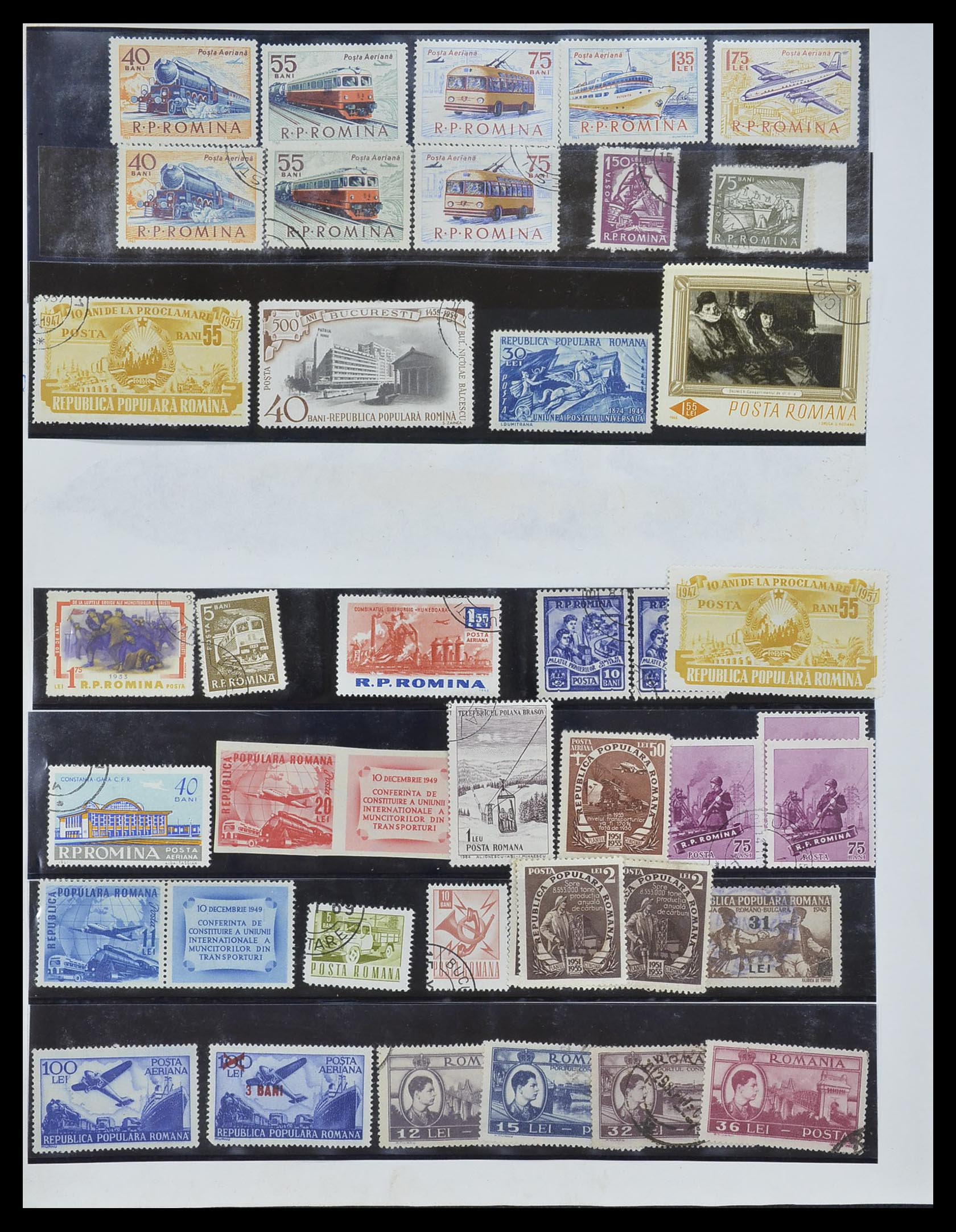 33755 2038 - Postzegelverzameling 33755 Motief treinen 1900-2010.