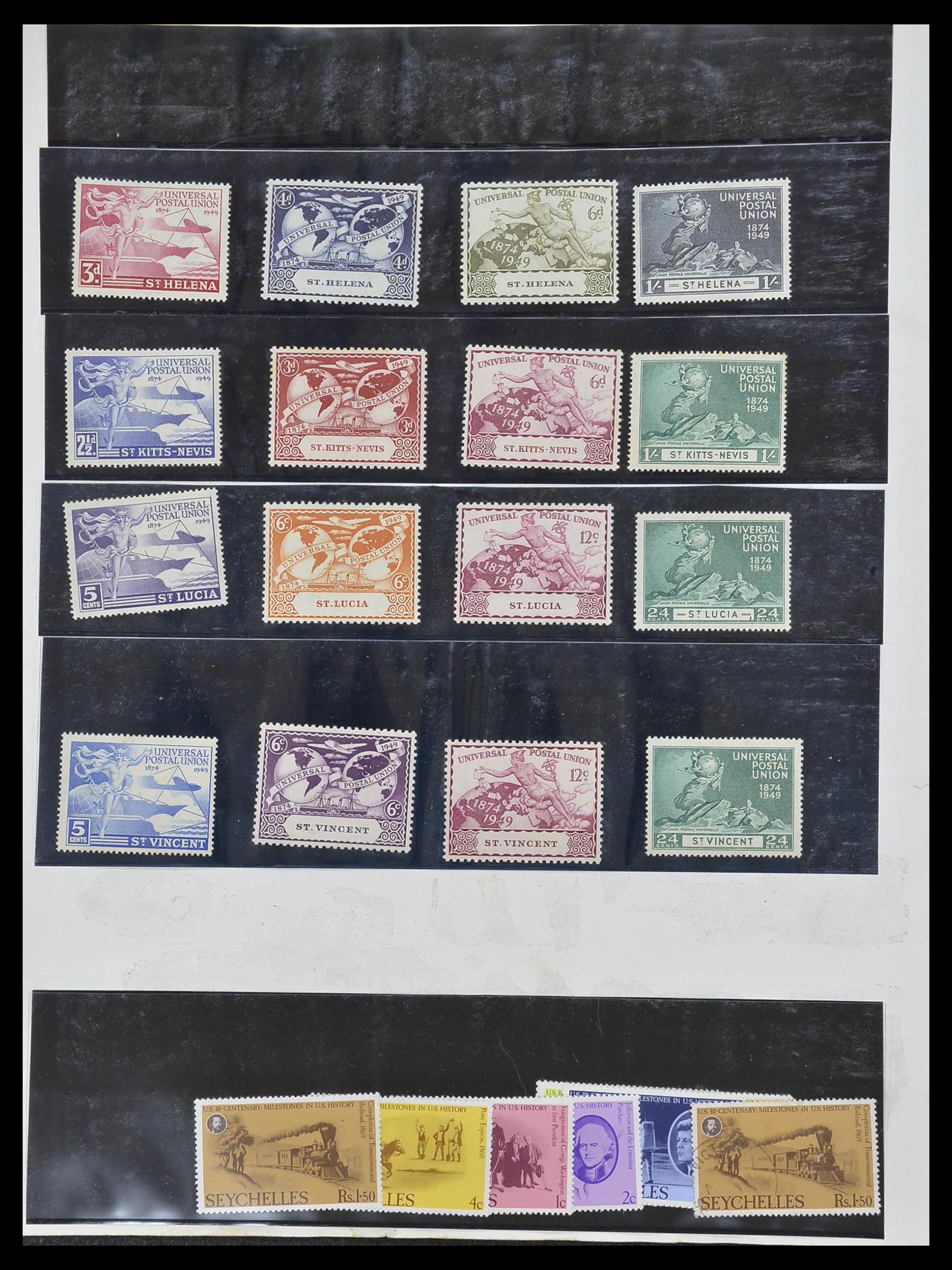 33755 2043 - Postzegelverzameling 33755 Motief treinen 1900-2010.