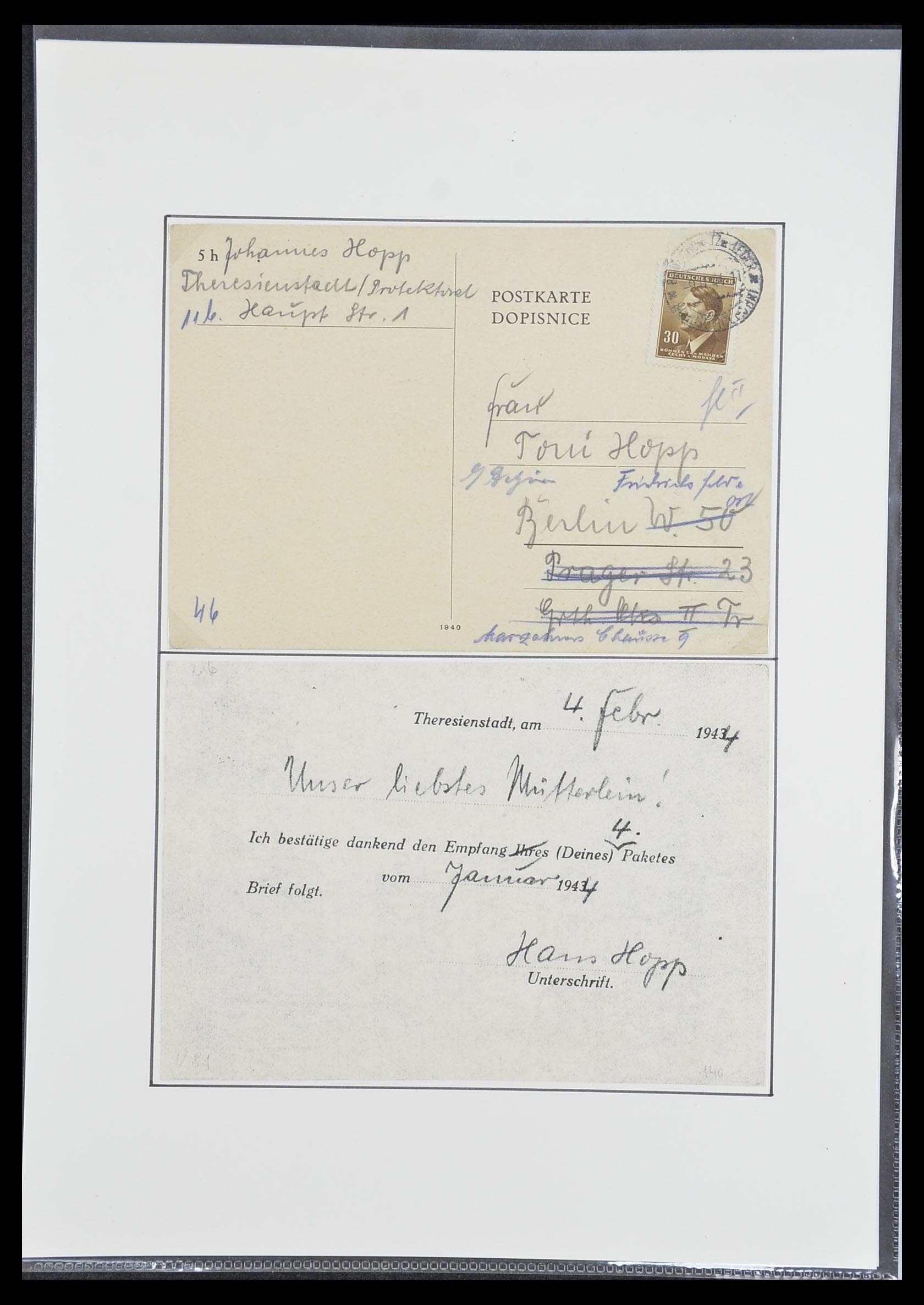 33770 1956 - Postzegelverzameling 33770 Duitsland brieven 1933-1949.