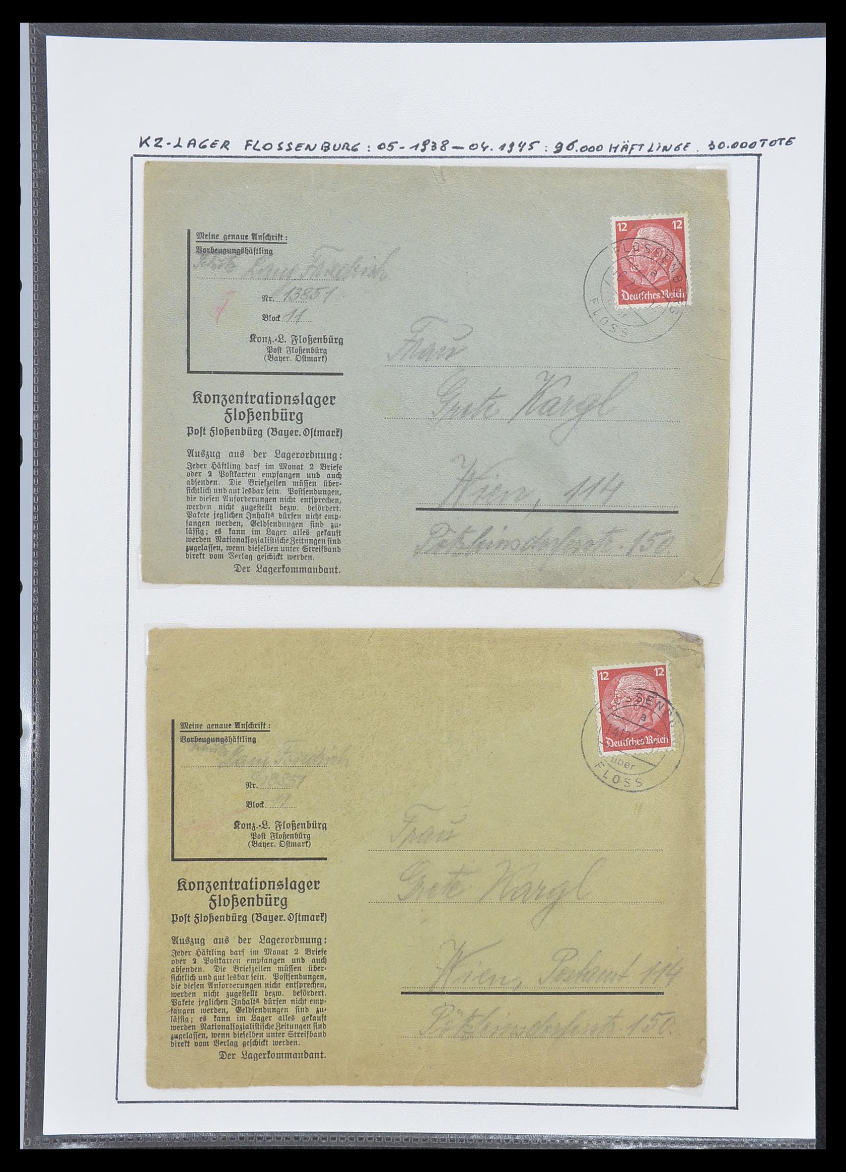 33770 1964 - Postzegelverzameling 33770 Duitsland brieven 1933-1949.