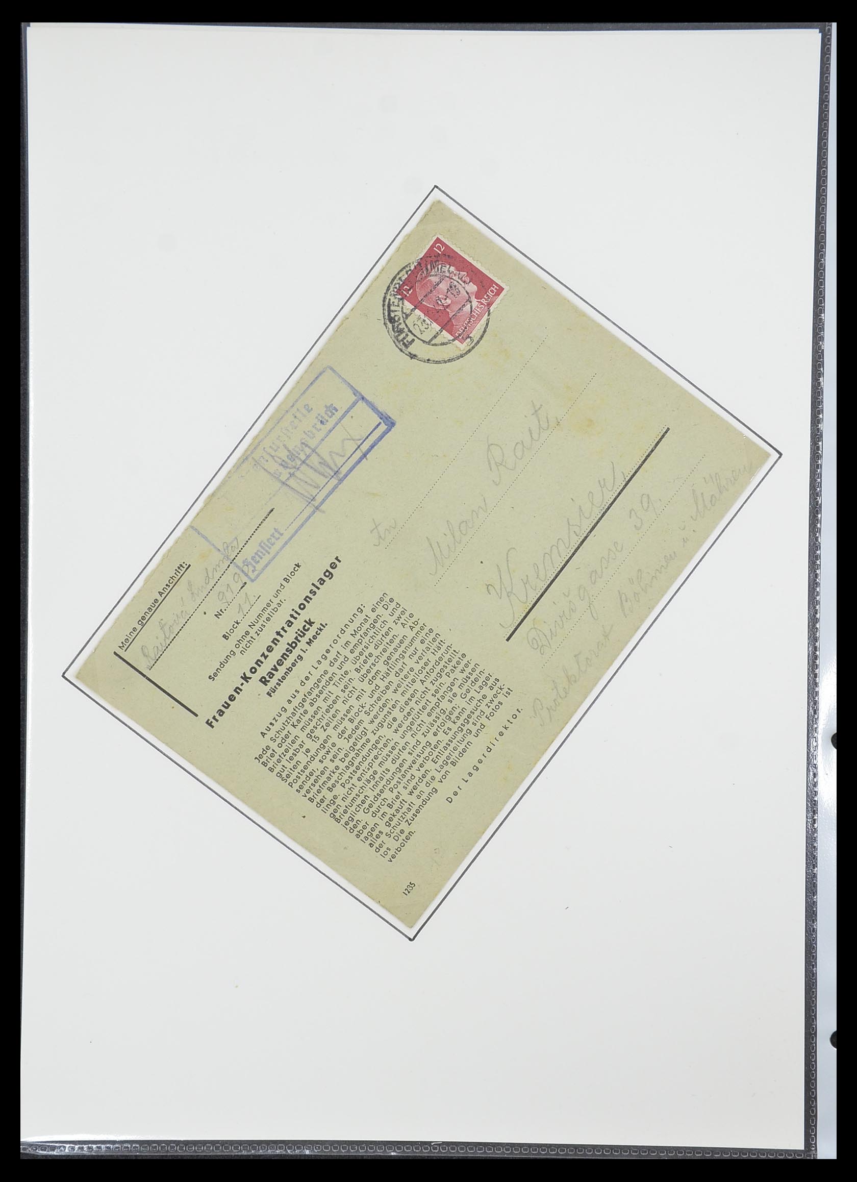 33770 1967 - Postzegelverzameling 33770 Duitsland brieven 1933-1949.