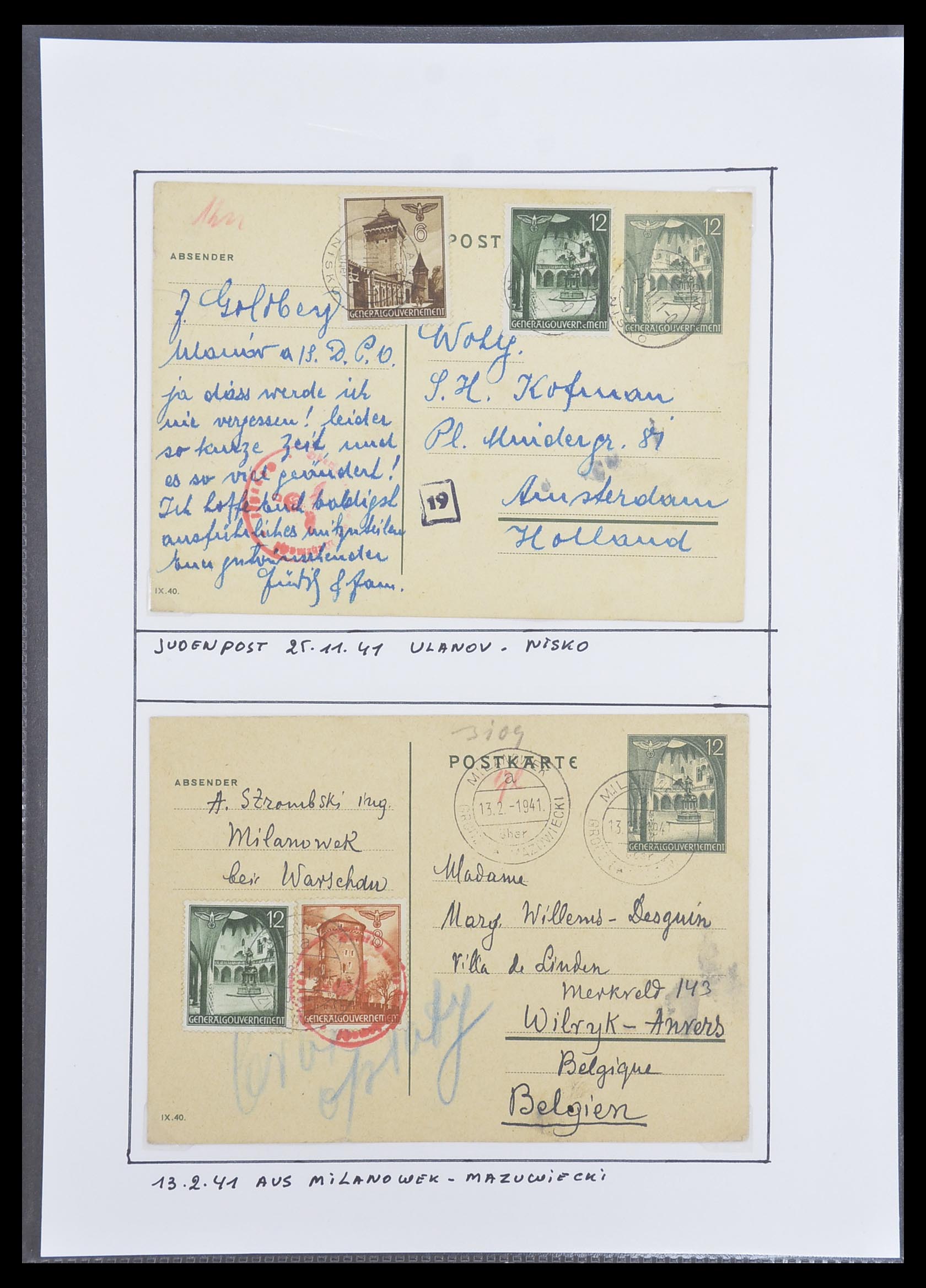 33770 1978 - Postzegelverzameling 33770 Duitsland brieven 1933-1949.