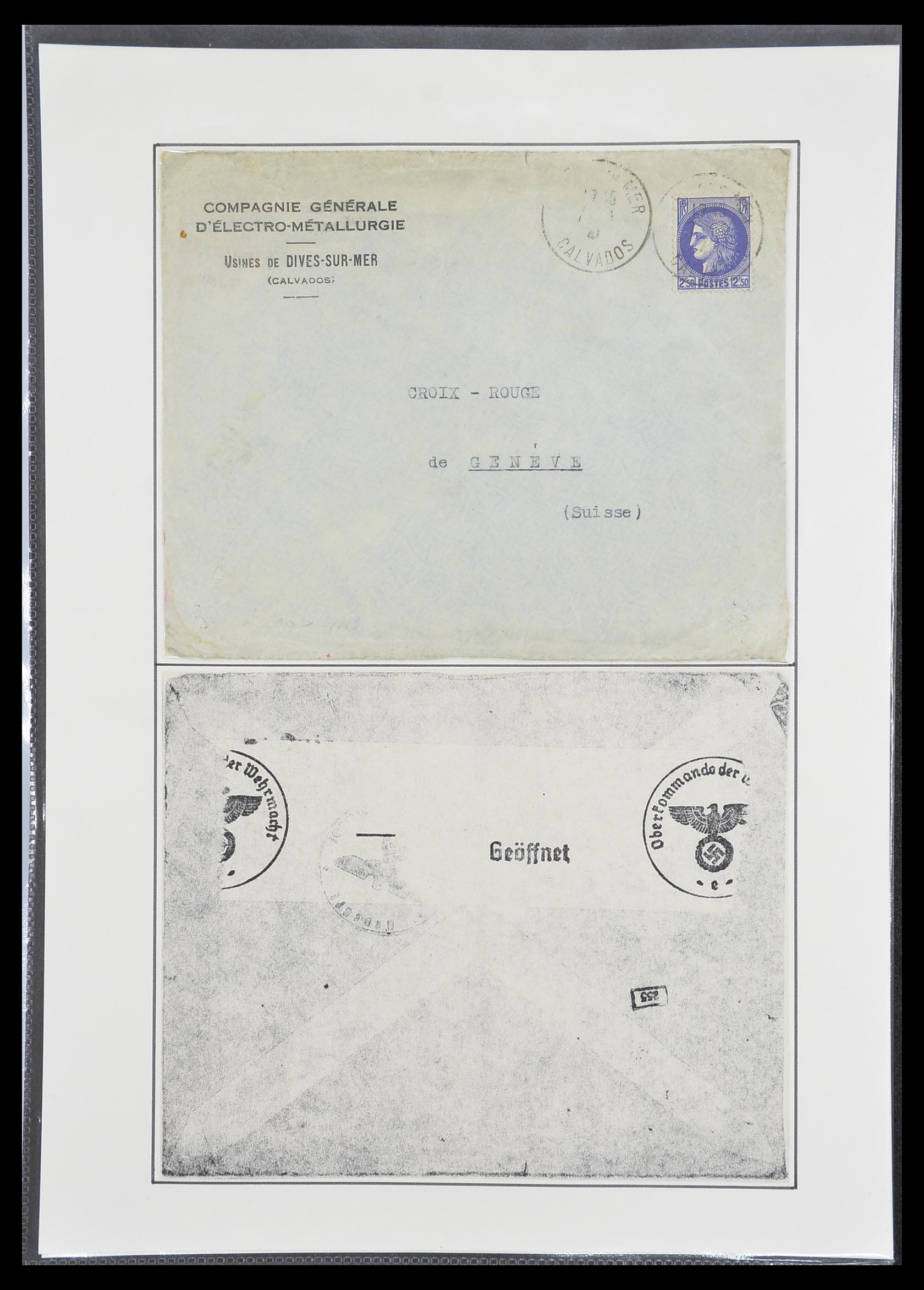 33770 1986 - Postzegelverzameling 33770 Duitsland brieven 1933-1949.