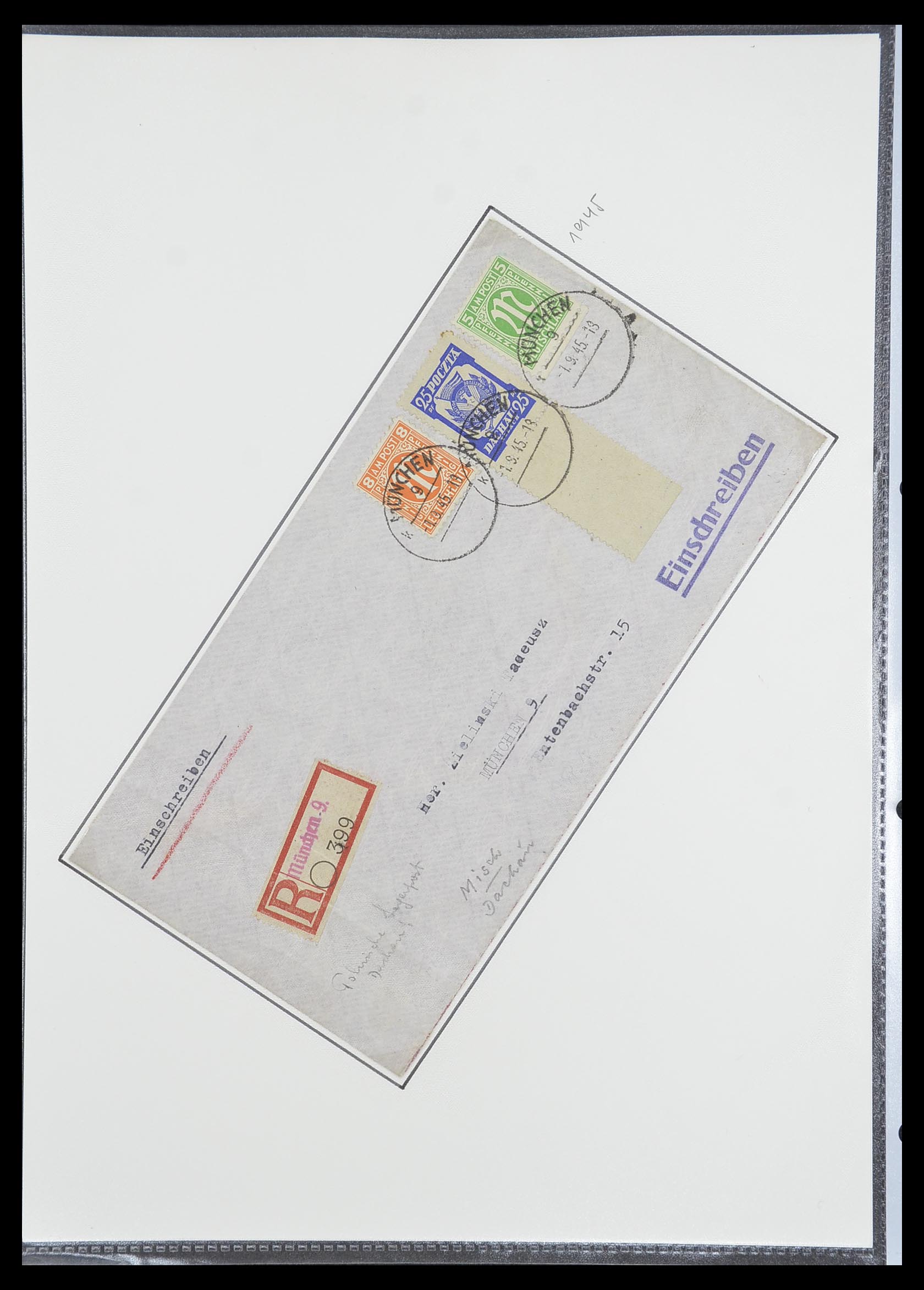 33770 1994 - Postzegelverzameling 33770 Duitsland brieven 1933-1949.