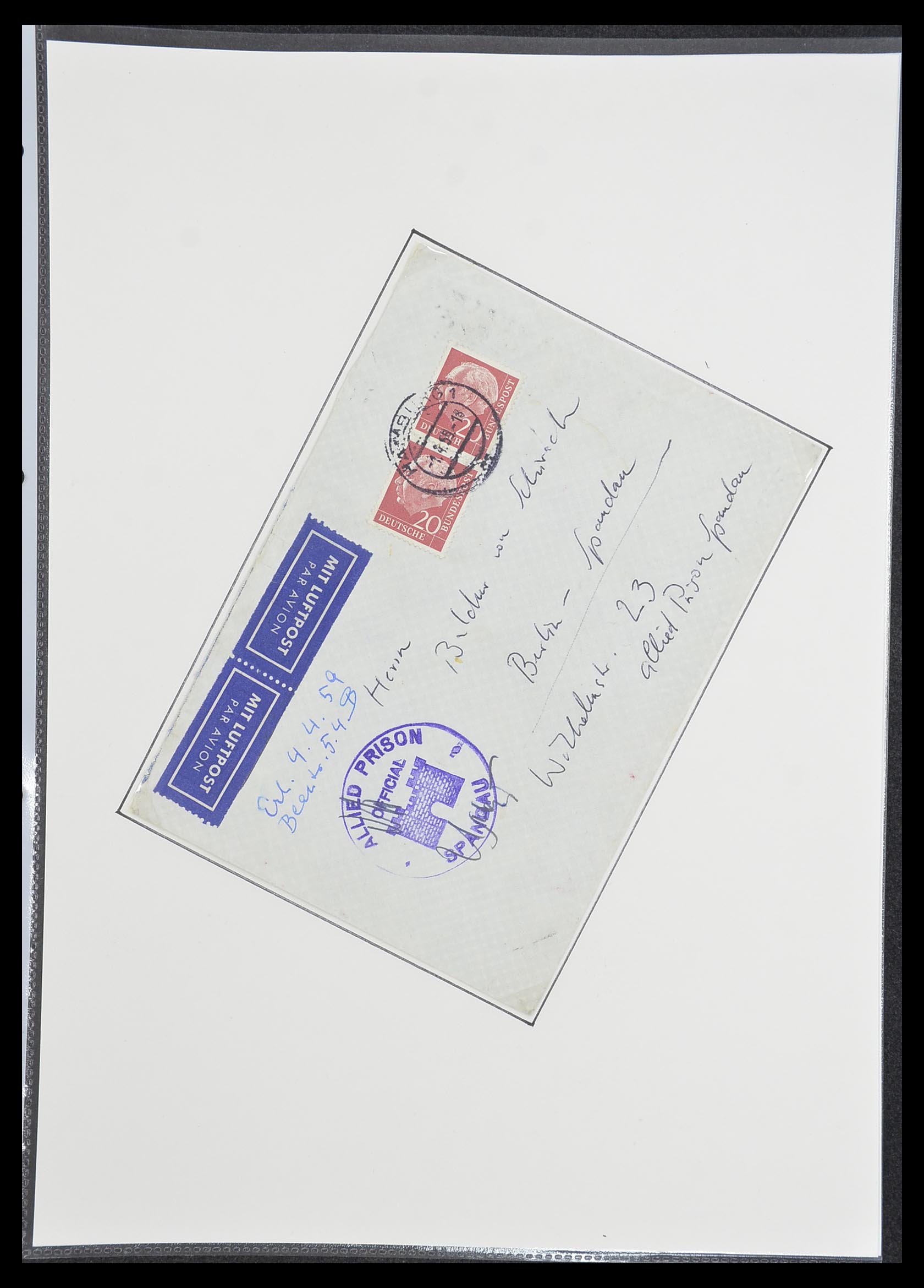 33770 2027 - Postzegelverzameling 33770 Duitsland brieven 1933-1949.