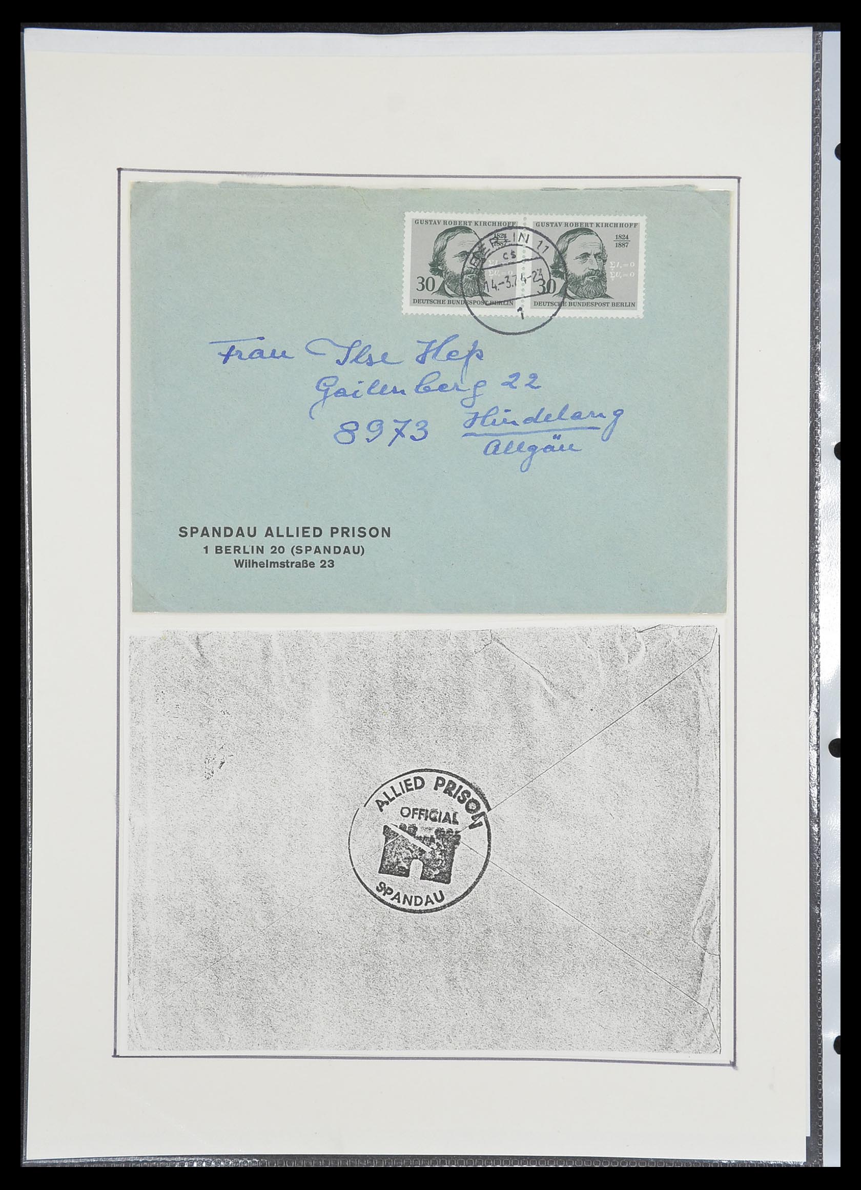 33770 2039 - Postzegelverzameling 33770 Duitsland brieven 1933-1949.