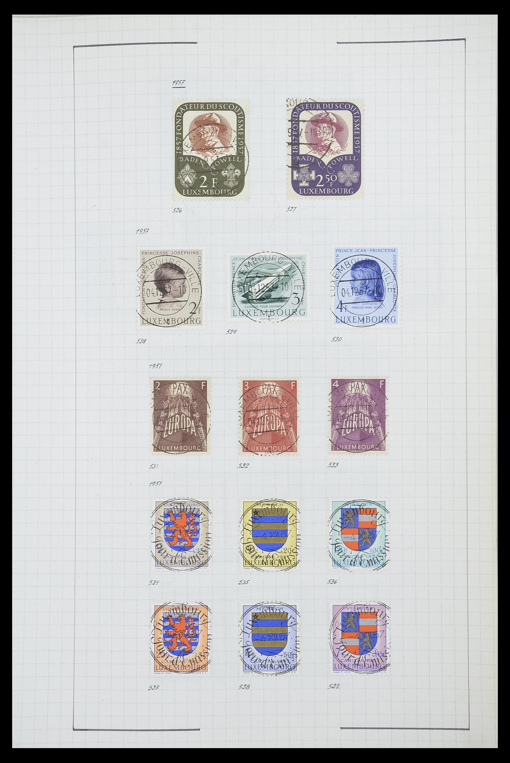 33817 061 - Postzegelverzameling 33817 Luxemburg 1852-2019.