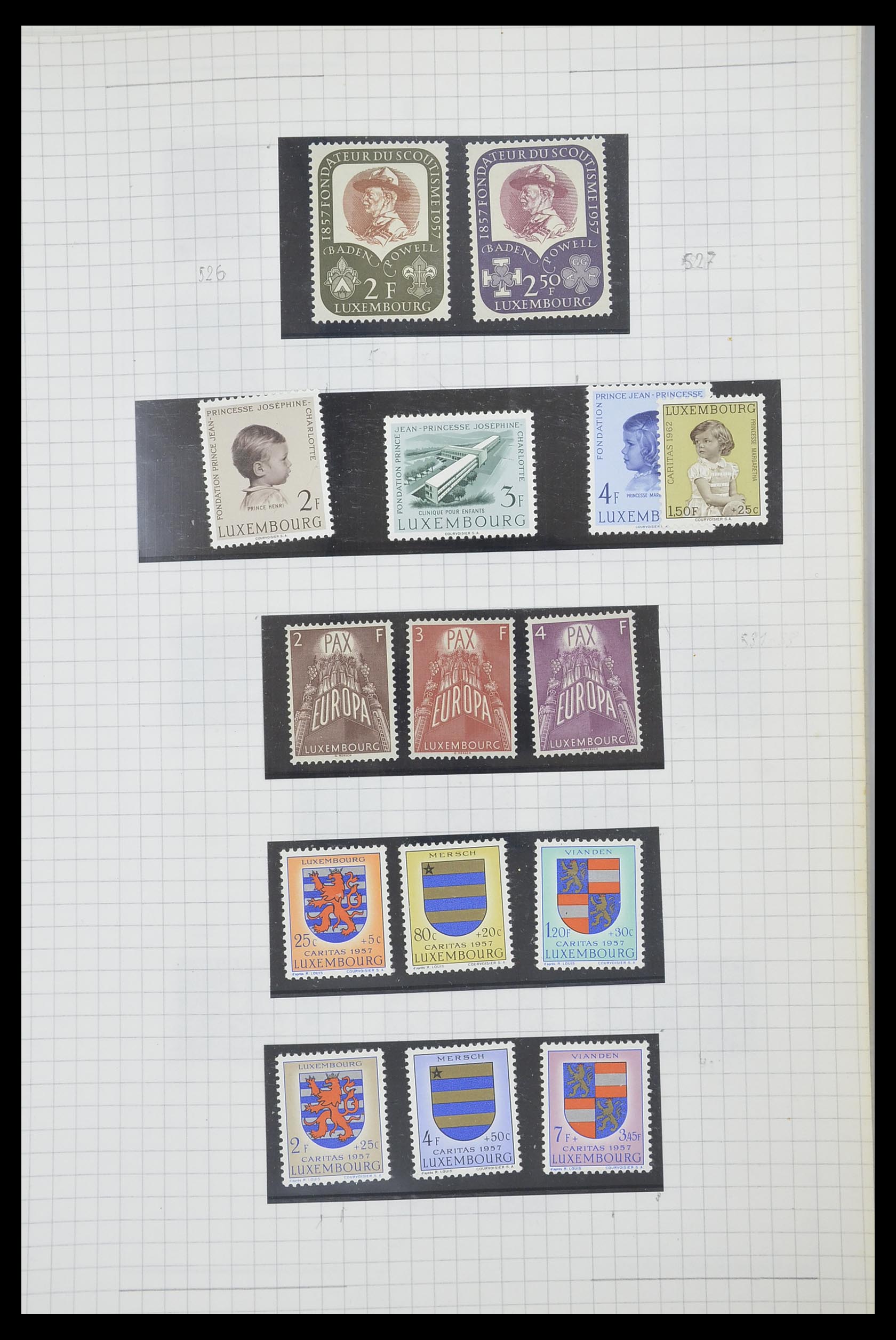 33817 062 - Postzegelverzameling 33817 Luxemburg 1852-2019.