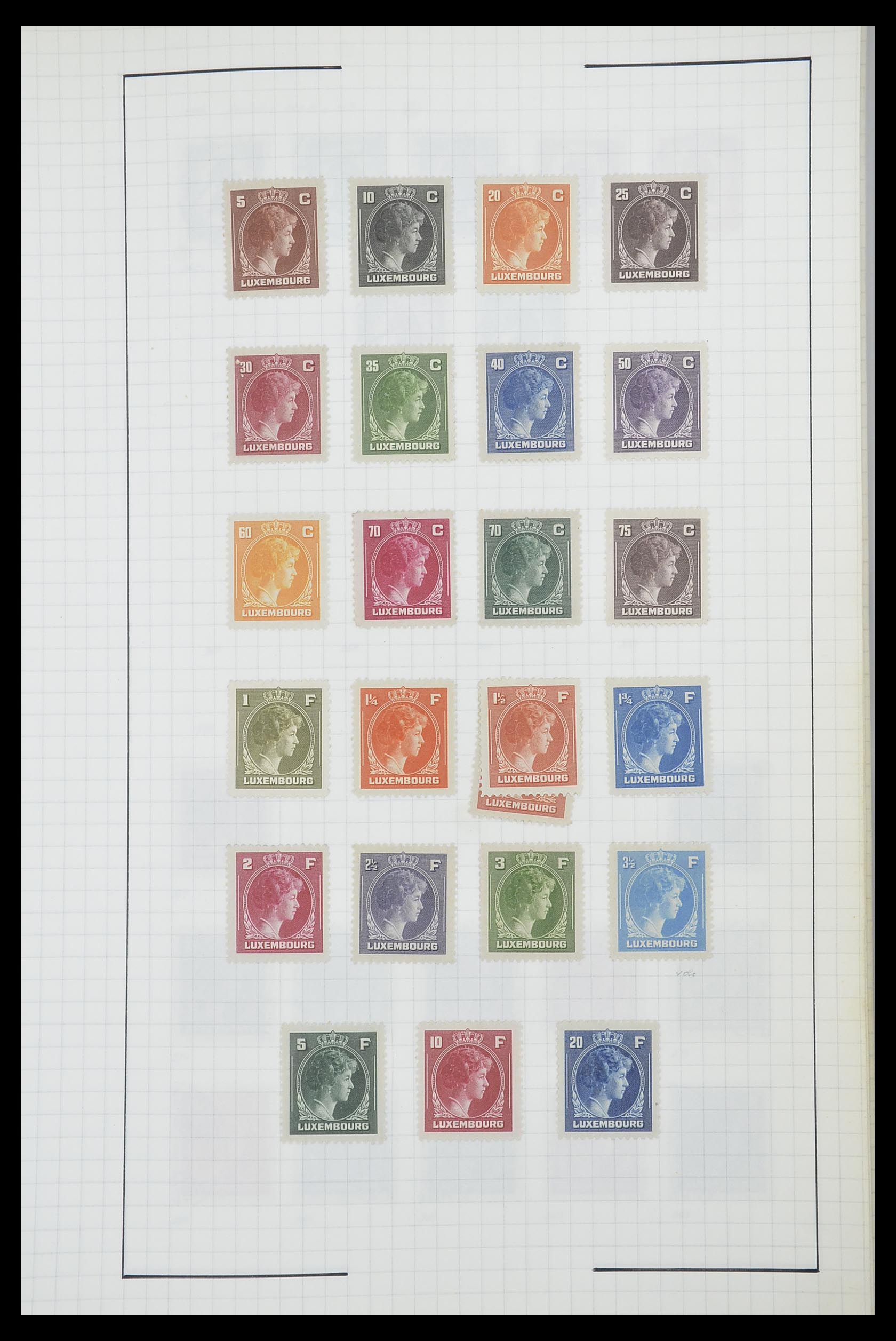 33817 064 - Postzegelverzameling 33817 Luxemburg 1852-2019.