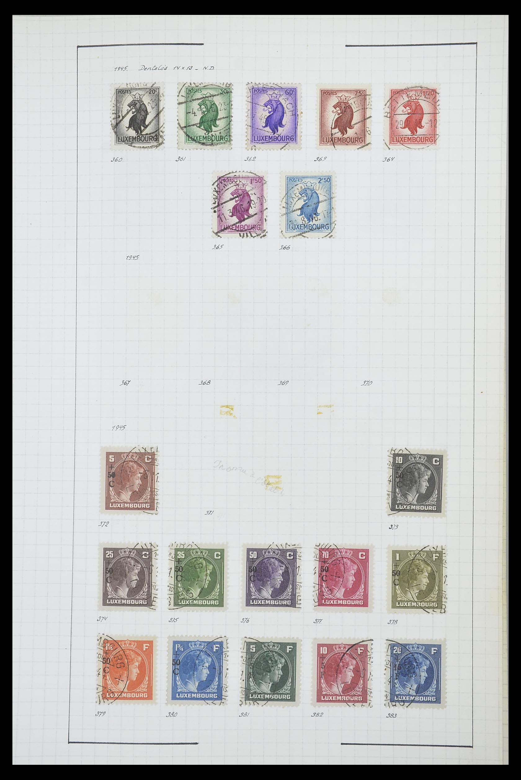 33817 065 - Postzegelverzameling 33817 Luxemburg 1852-2019.