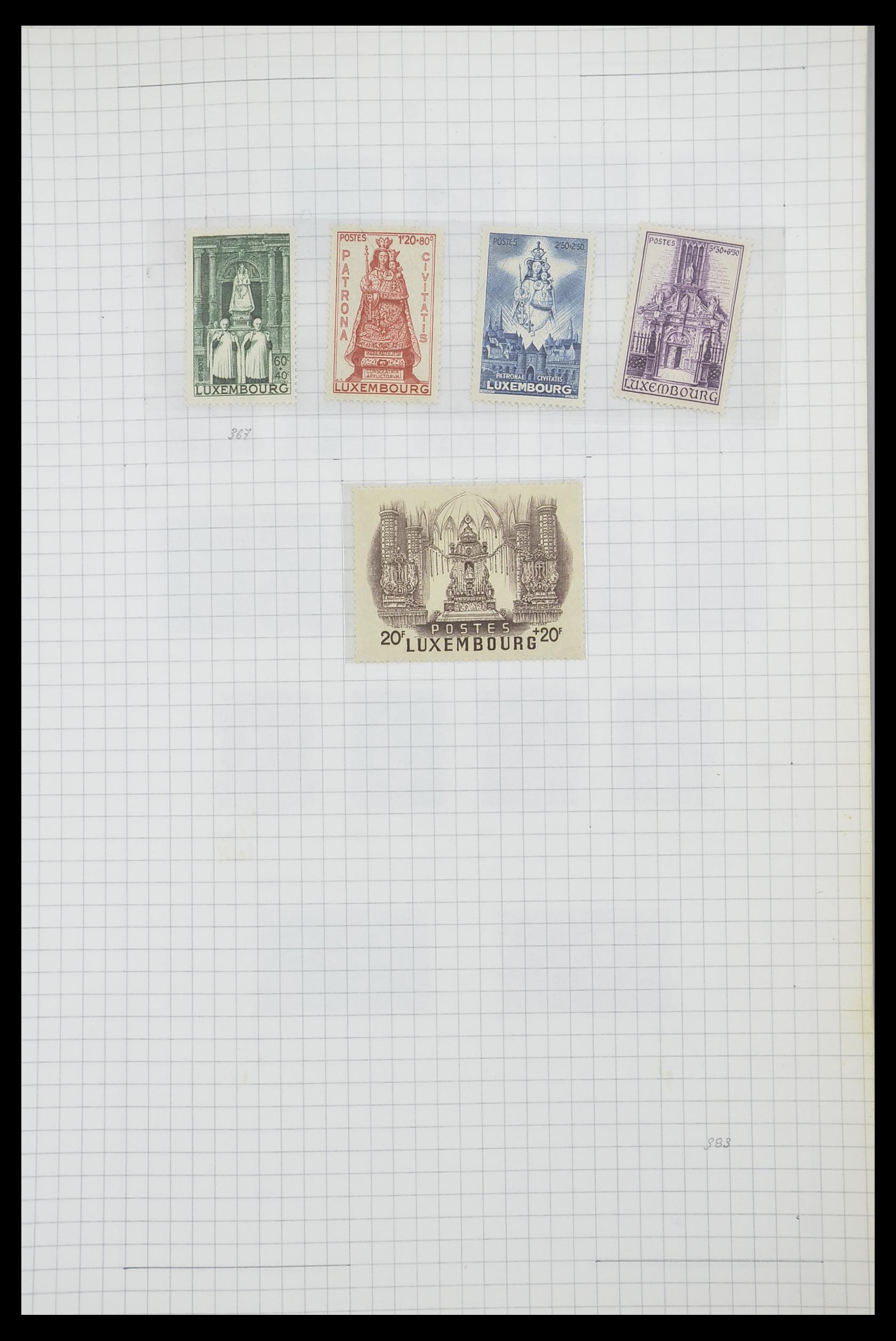 33817 066 - Postzegelverzameling 33817 Luxemburg 1852-2019.