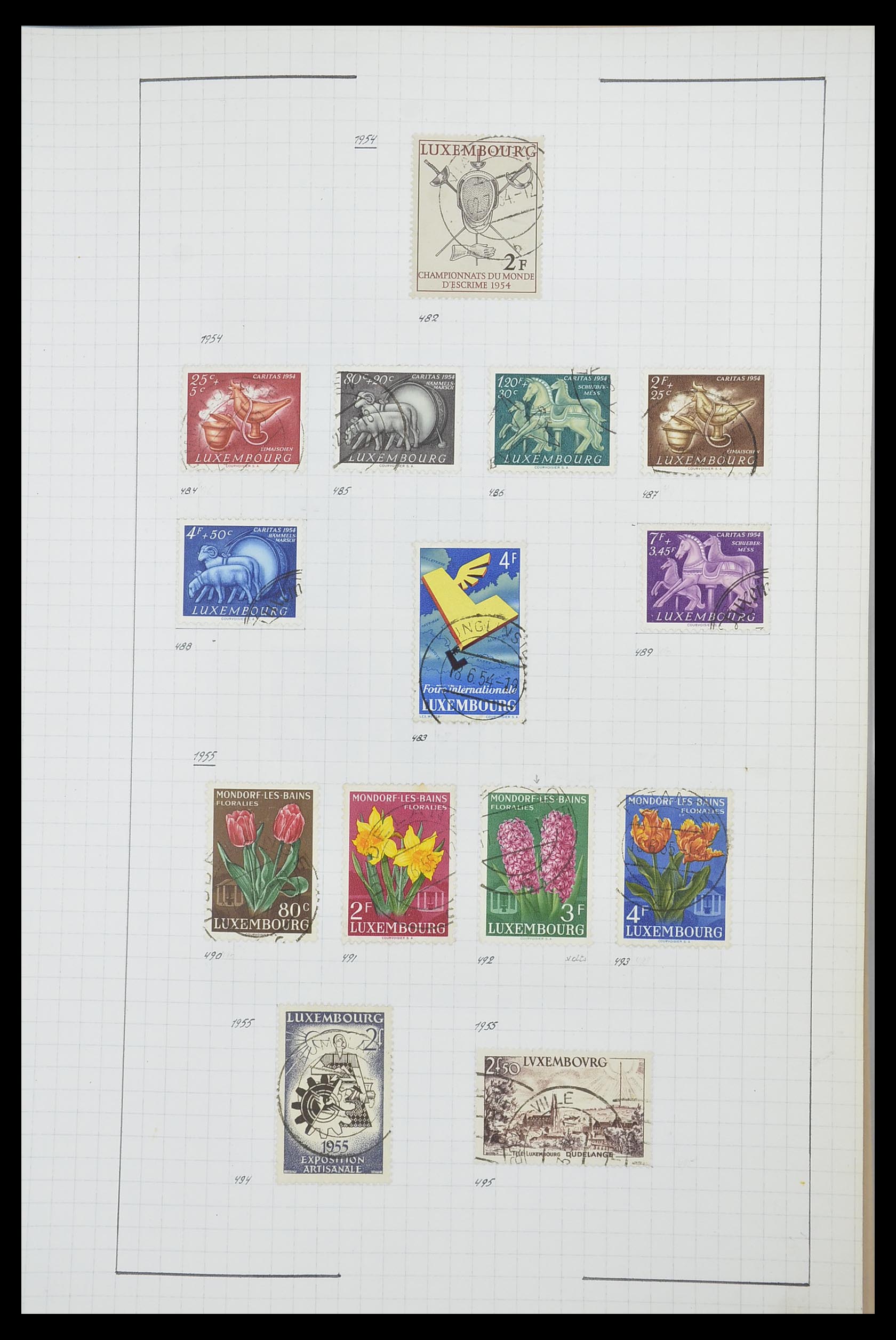 33817 068 - Postzegelverzameling 33817 Luxemburg 1852-2019.