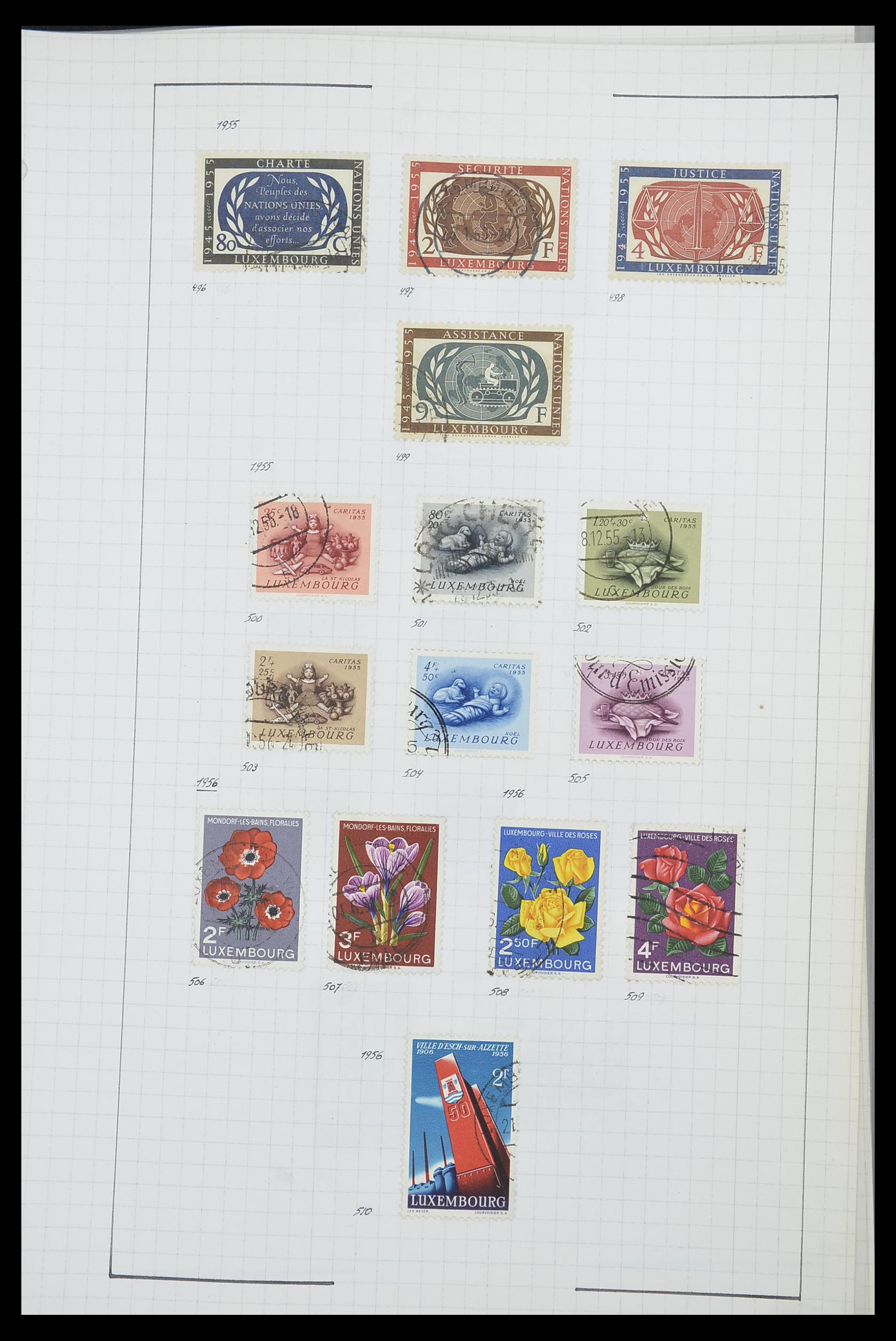 33817 072 - Postzegelverzameling 33817 Luxemburg 1852-2019.
