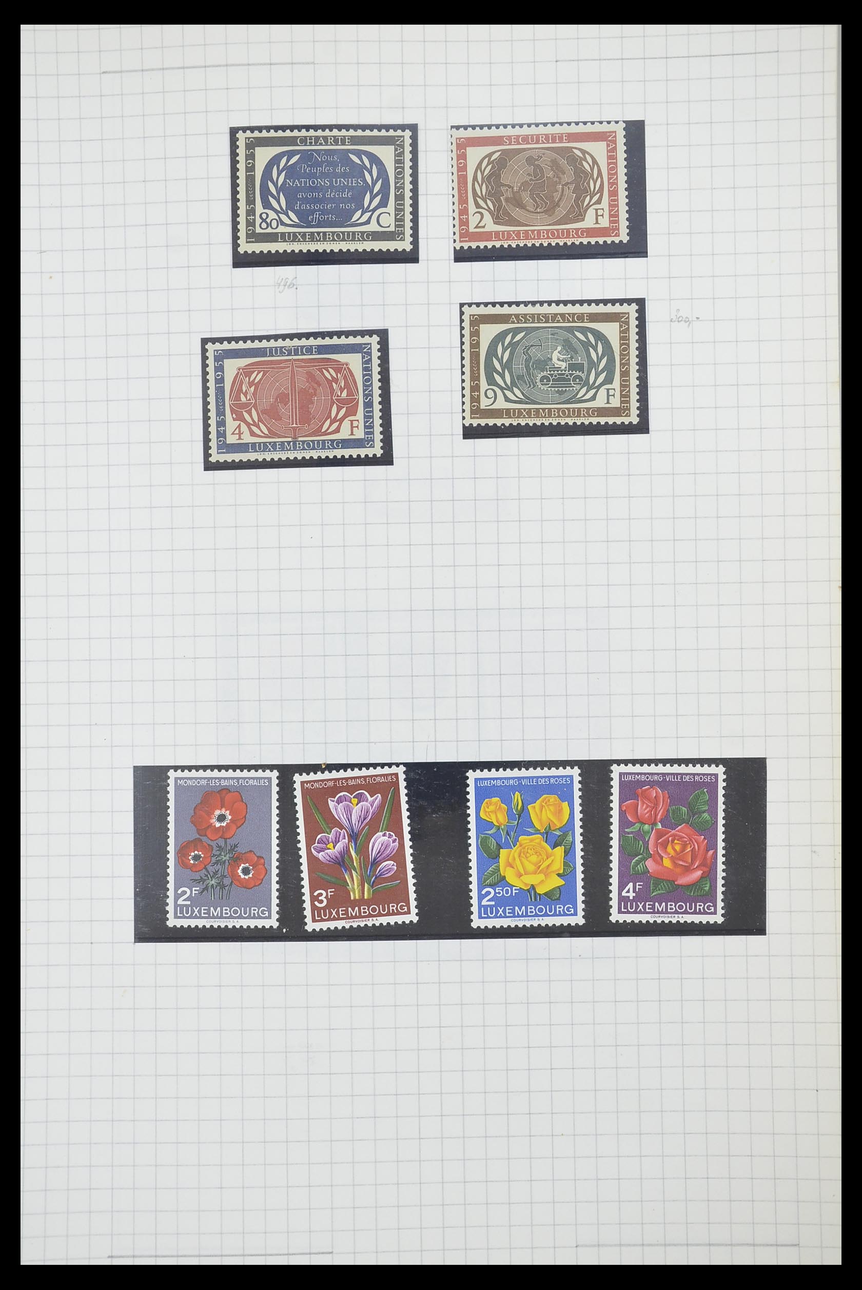 33817 075 - Postzegelverzameling 33817 Luxemburg 1852-2019.