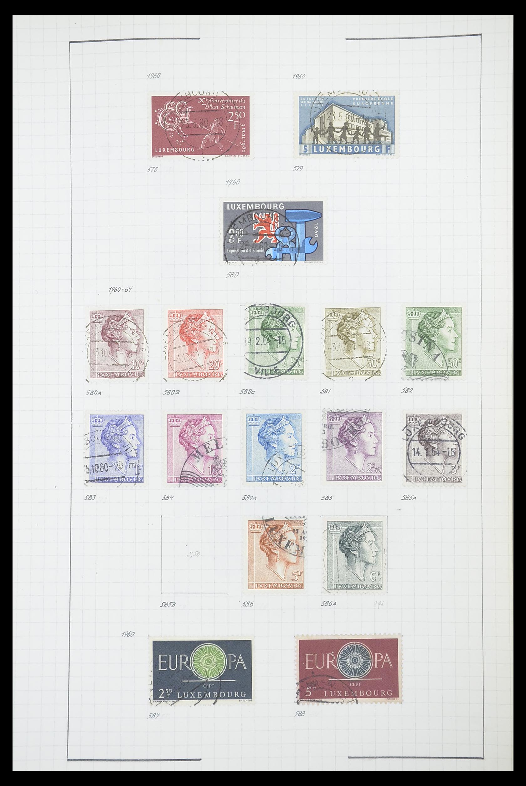 33817 077 - Postzegelverzameling 33817 Luxemburg 1852-2019.