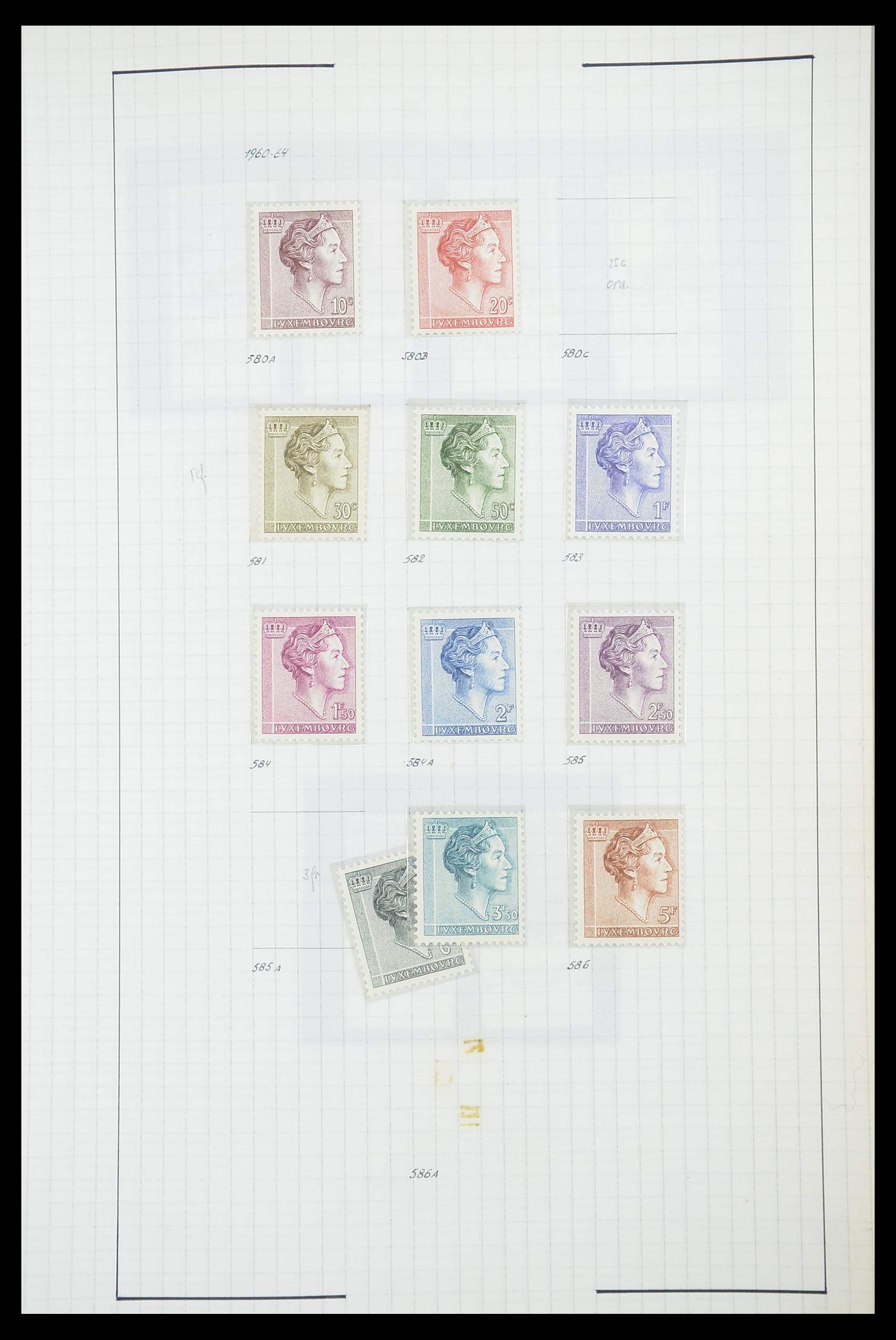 33817 078 - Postzegelverzameling 33817 Luxemburg 1852-2019.