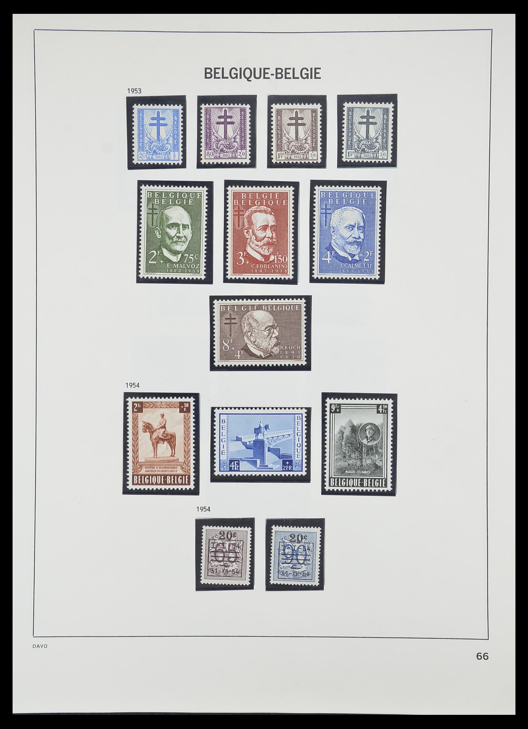 33828 061 - Stamp collection 33828 Belgium 1849-1975.