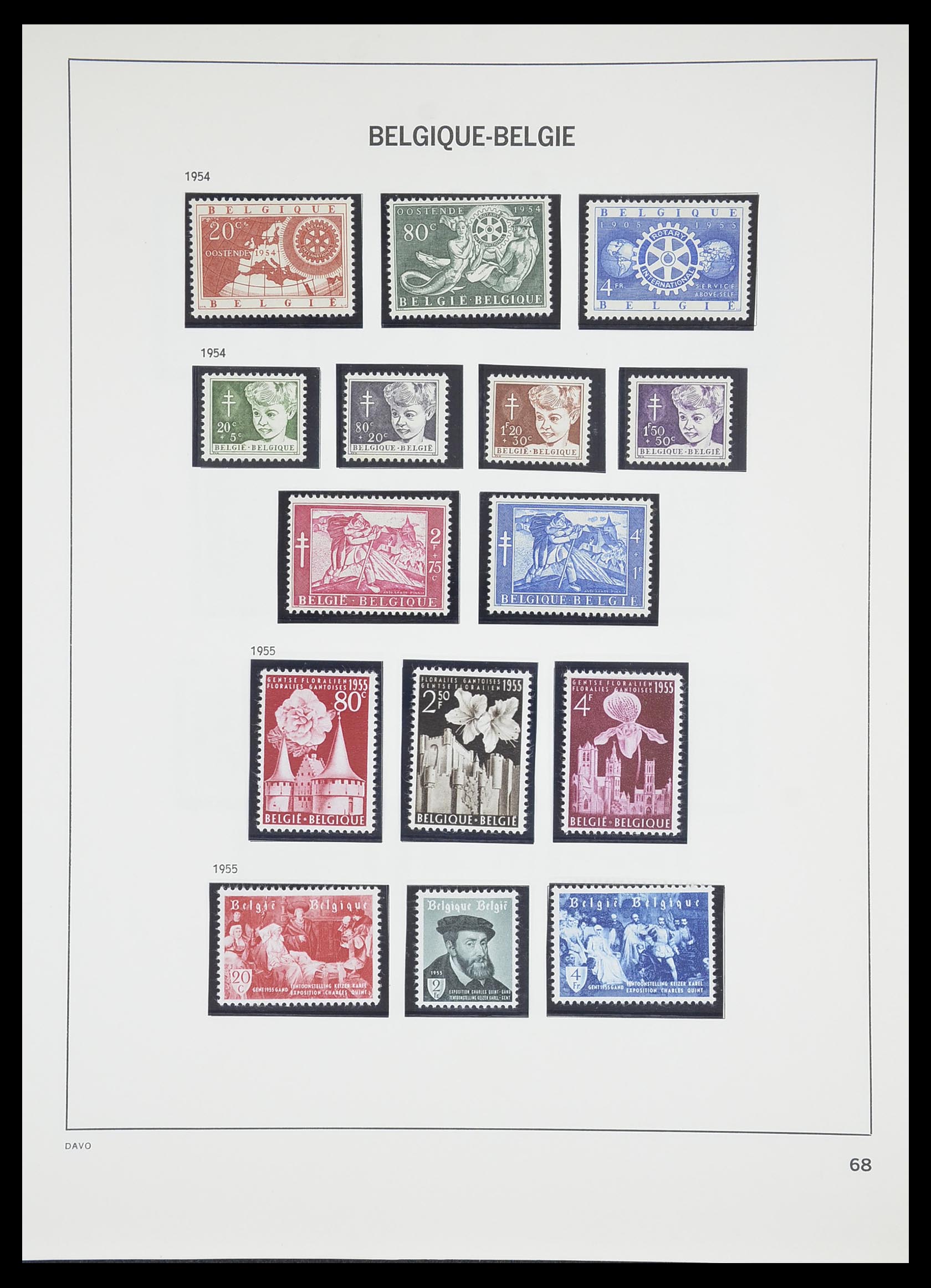 33828 063 - Stamp collection 33828 Belgium 1849-1975.