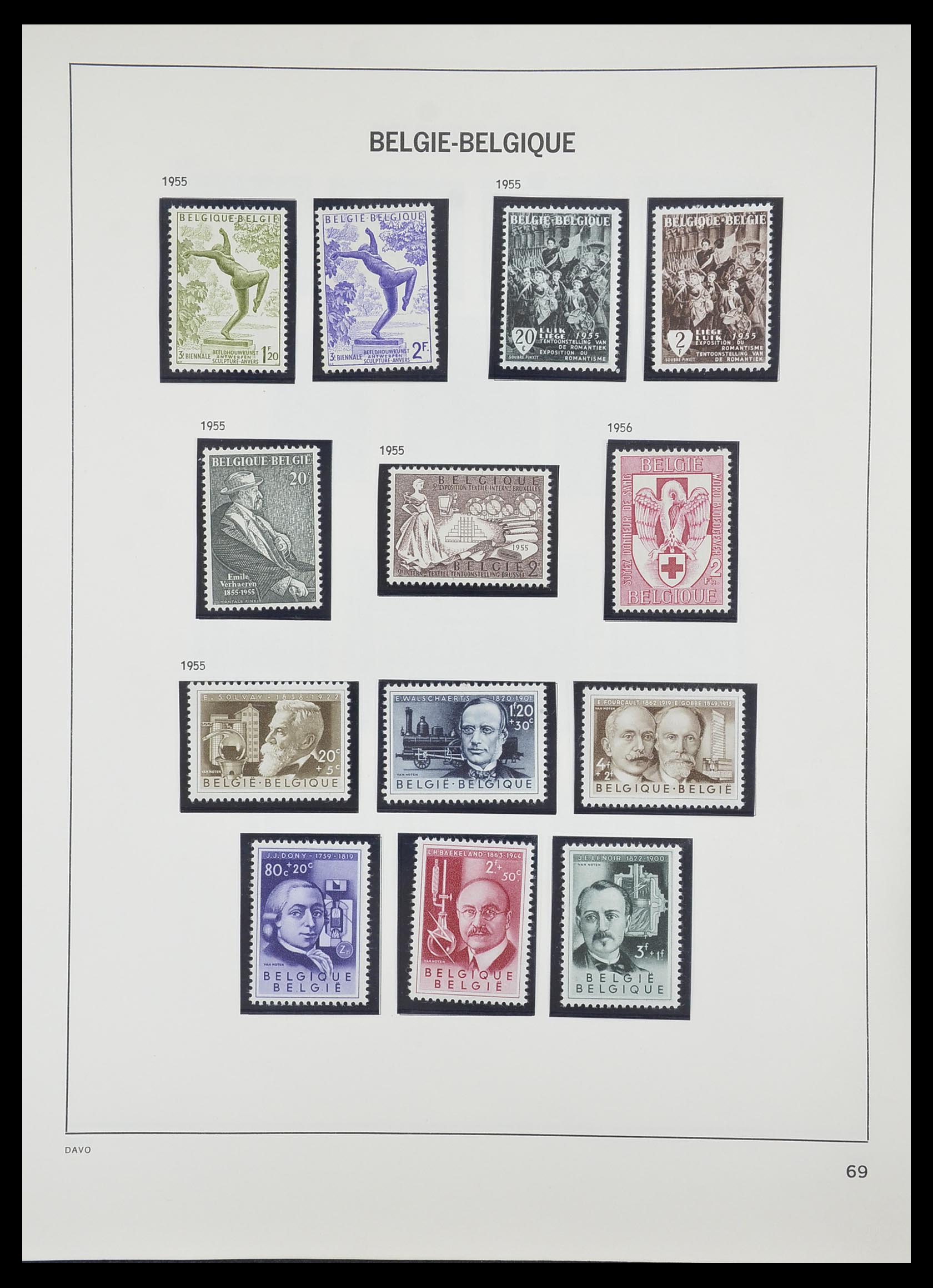 33828 064 - Stamp collection 33828 Belgium 1849-1975.