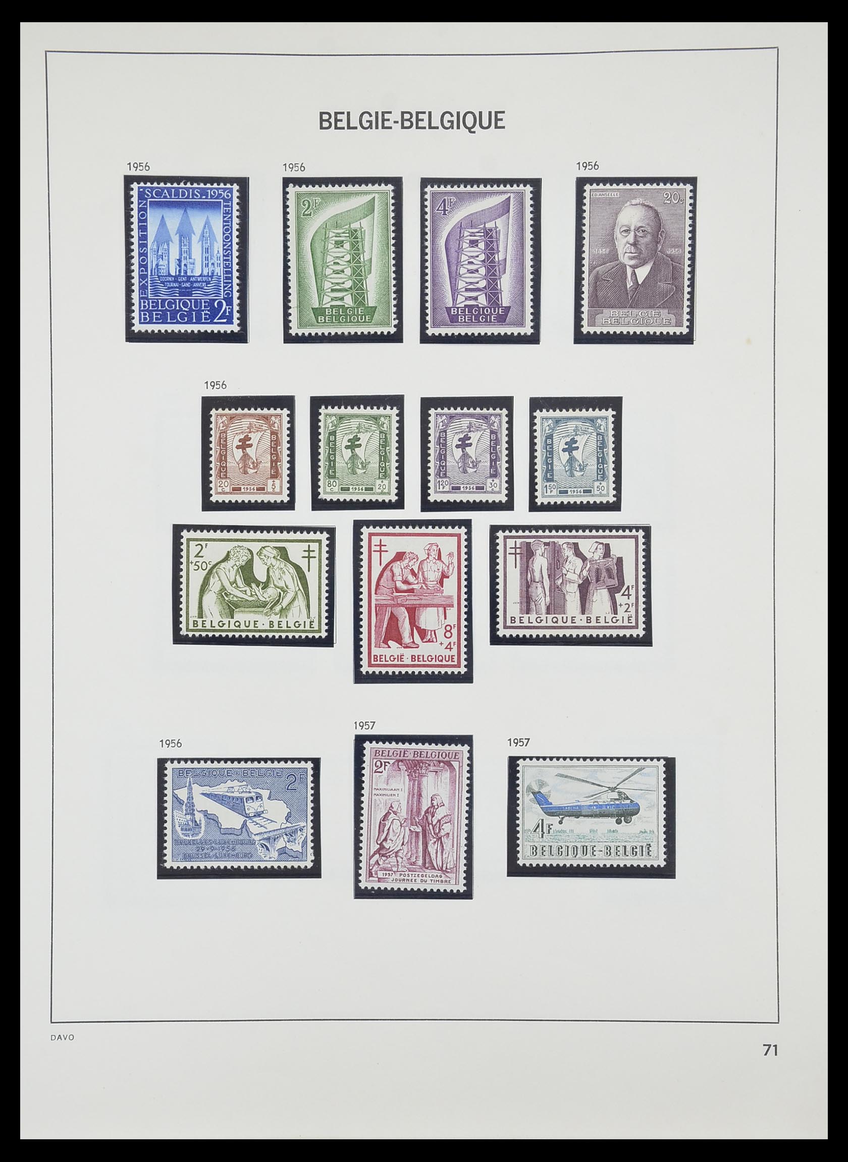 33828 066 - Stamp collection 33828 Belgium 1849-1975.