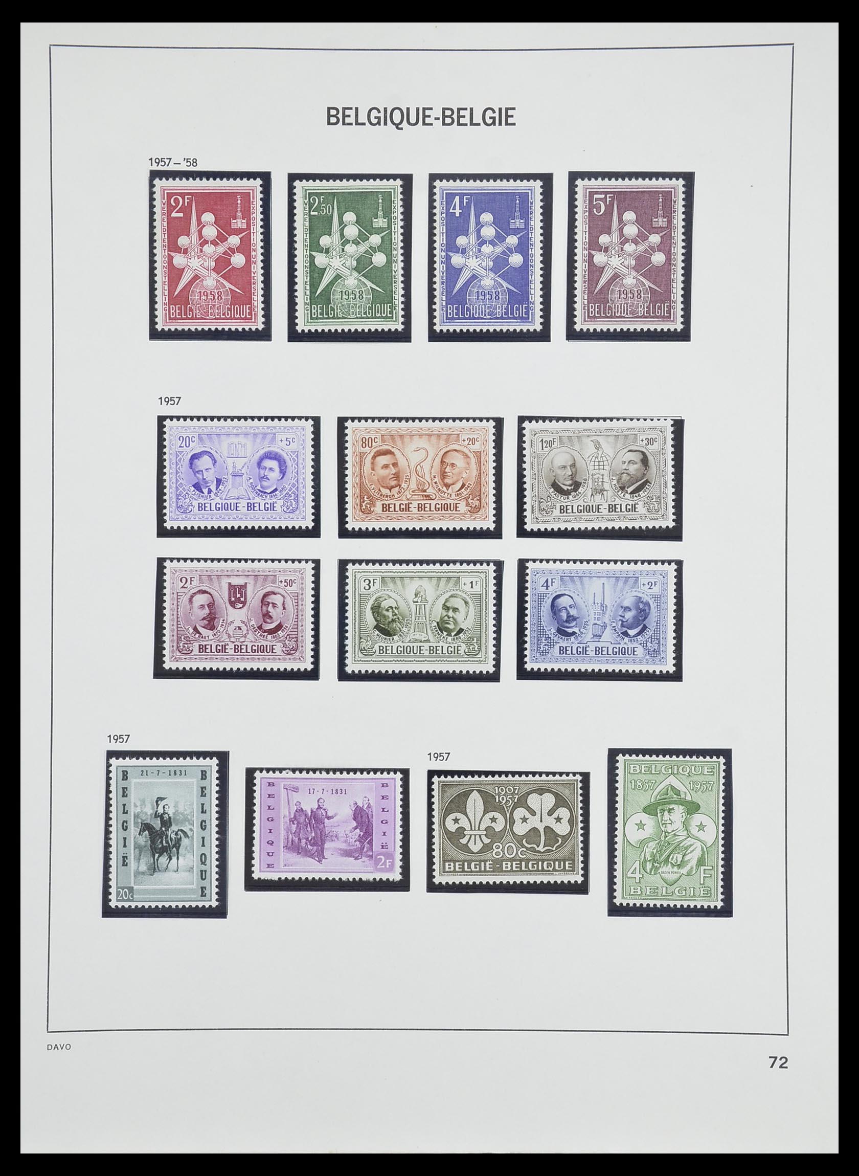 33828 067 - Stamp collection 33828 Belgium 1849-1975.