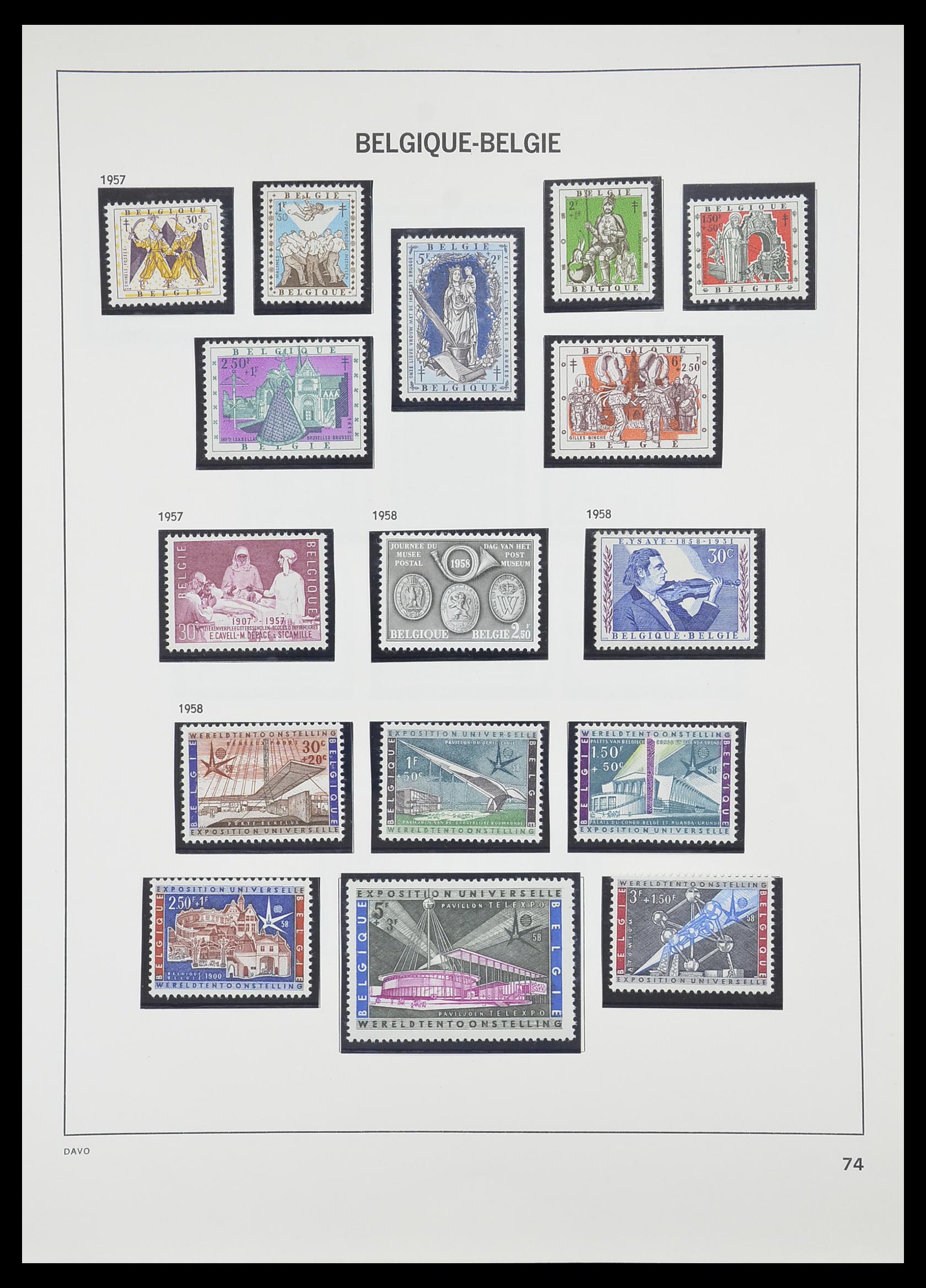 33828 069 - Stamp collection 33828 Belgium 1849-1975.