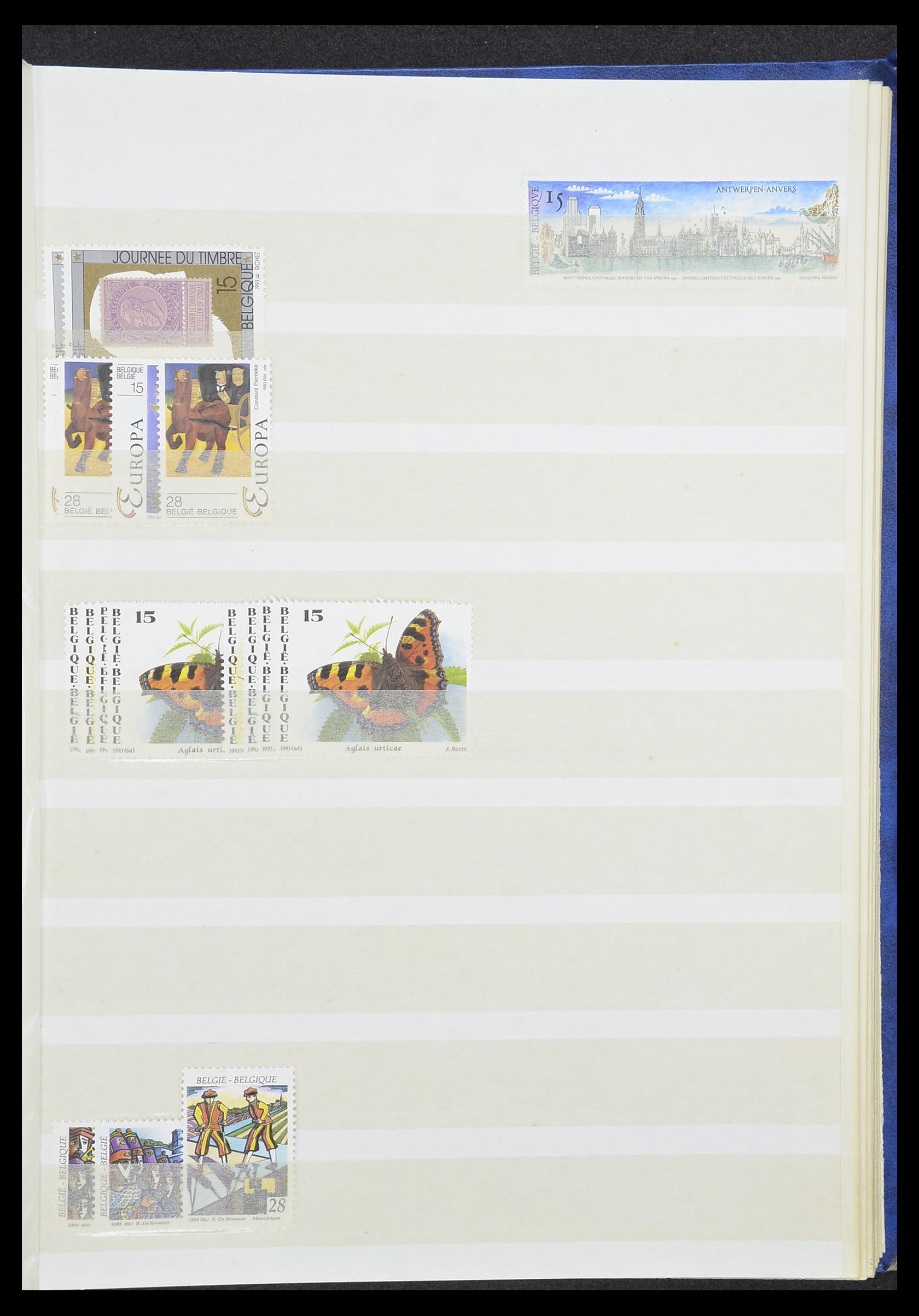 33874 099 - Postzegelverzameling 33874 België 1973-2004.