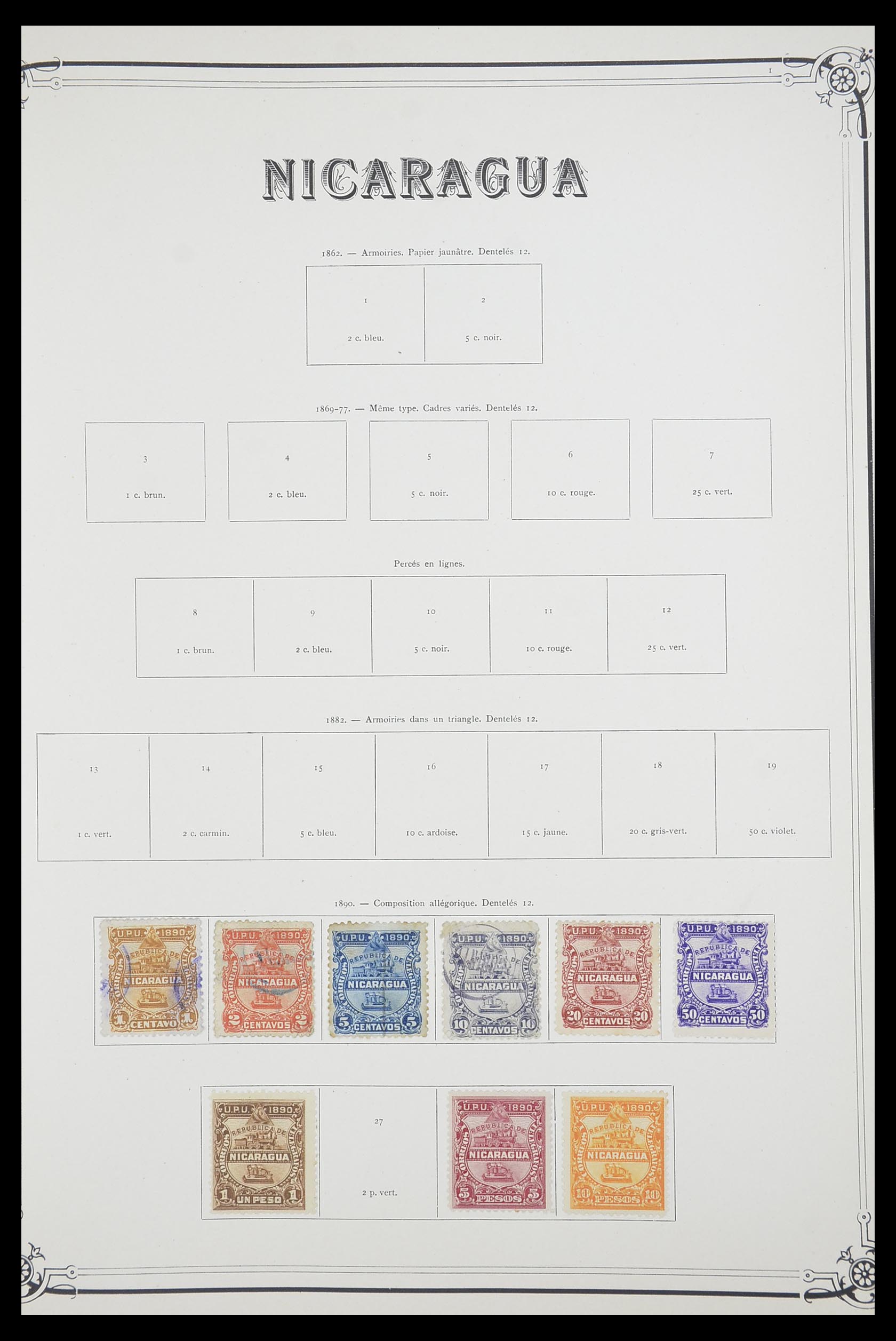 33903 101 - Postzegelverzameling 33903 Latijns Amerika 1853-1920.