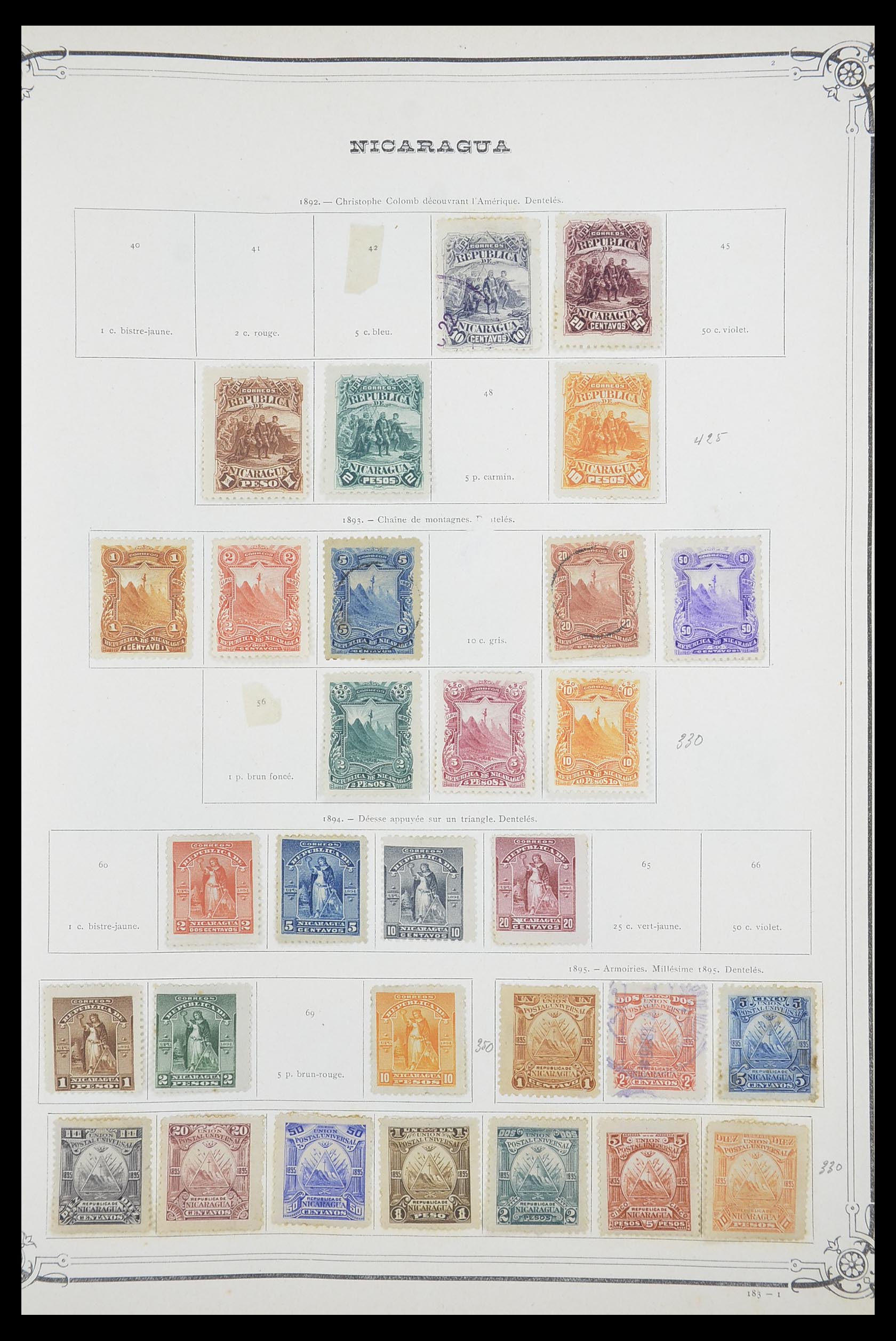 33903 102 - Postzegelverzameling 33903 Latijns Amerika 1853-1920.