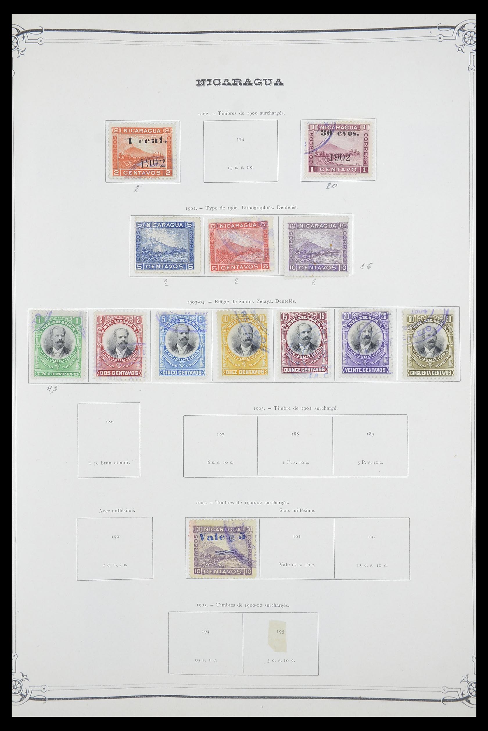 33903 105 - Postzegelverzameling 33903 Latijns Amerika 1853-1920.
