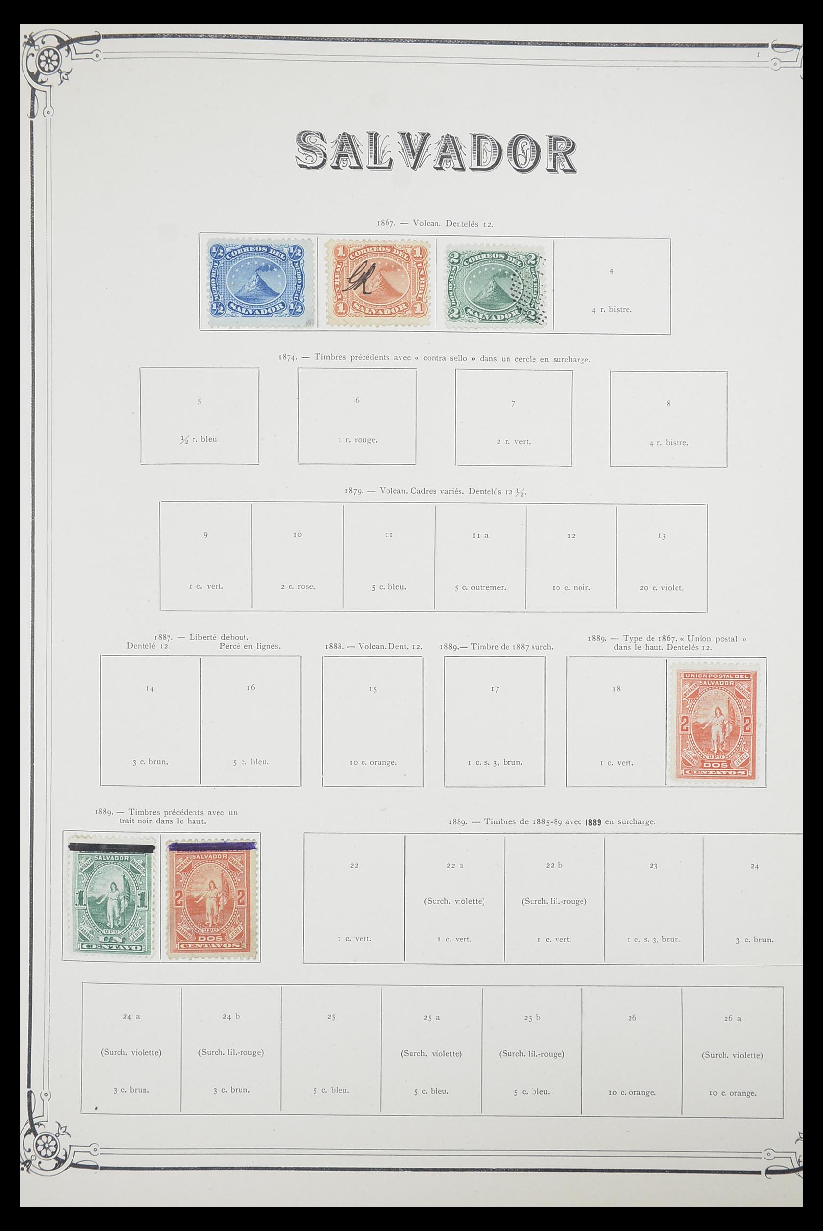 33903 115 - Postzegelverzameling 33903 Latijns Amerika 1853-1920.