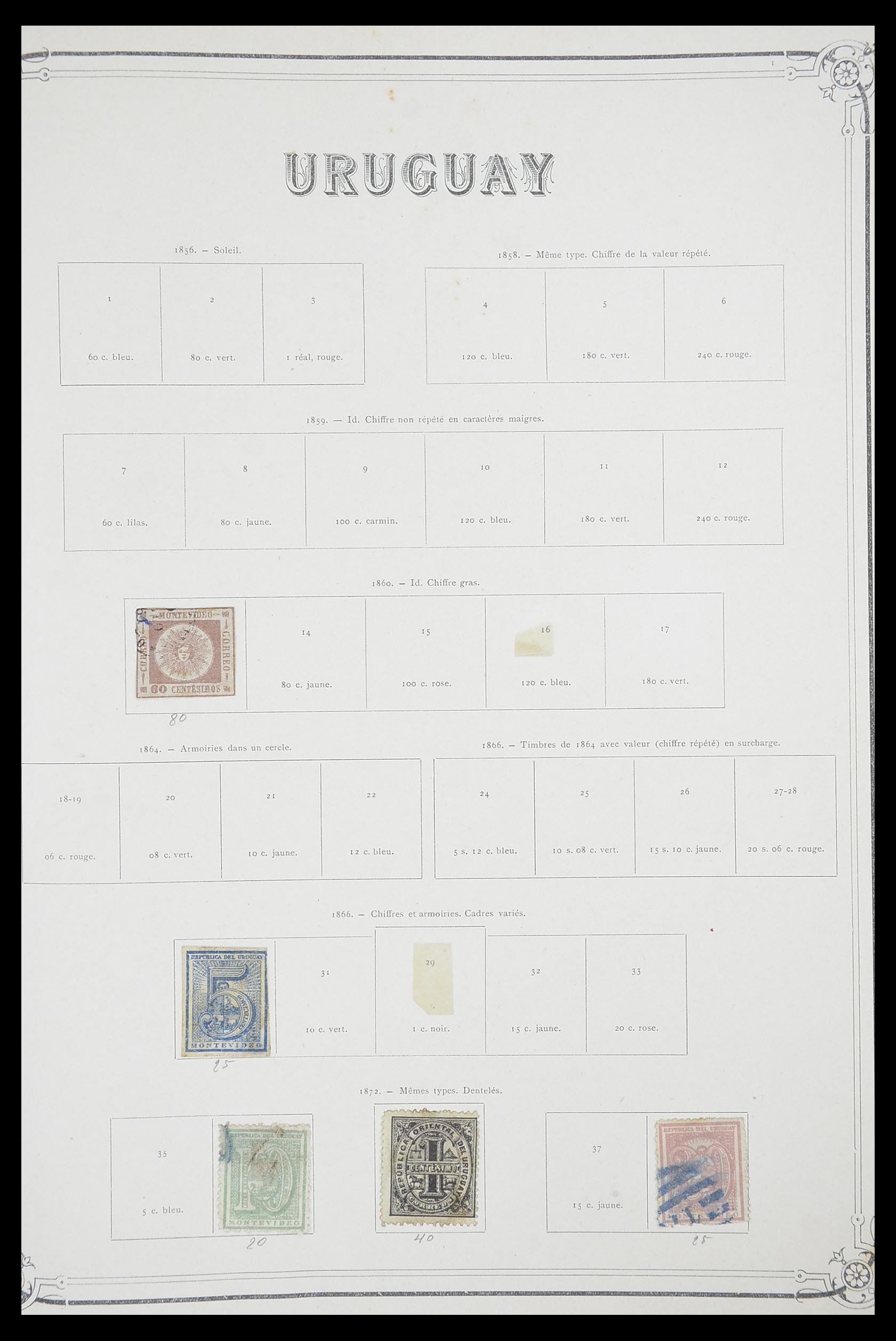 33903 117 - Postzegelverzameling 33903 Latijns Amerika 1853-1920.