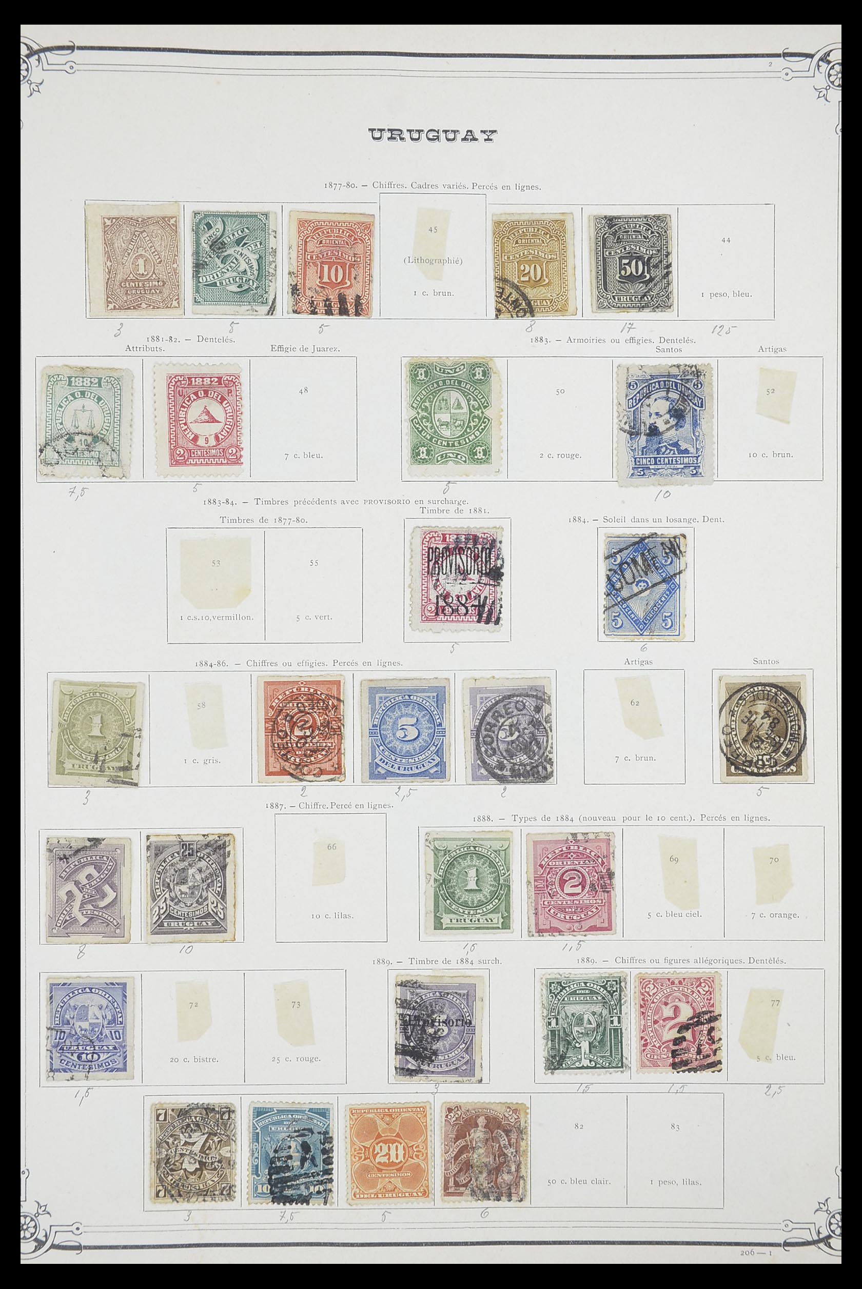 33903 118 - Postzegelverzameling 33903 Latijns Amerika 1853-1920.