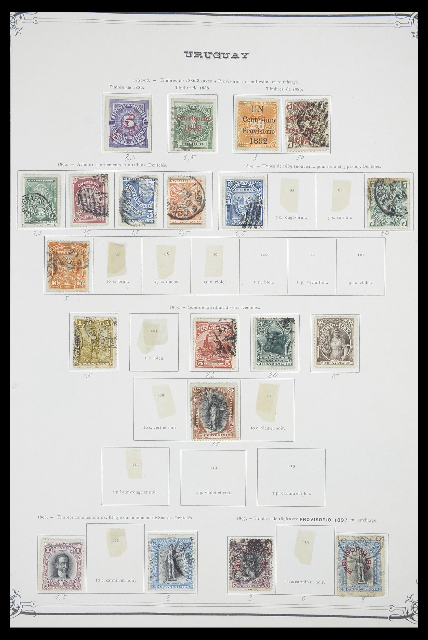 33903 119 - Postzegelverzameling 33903 Latijns Amerika 1853-1920.