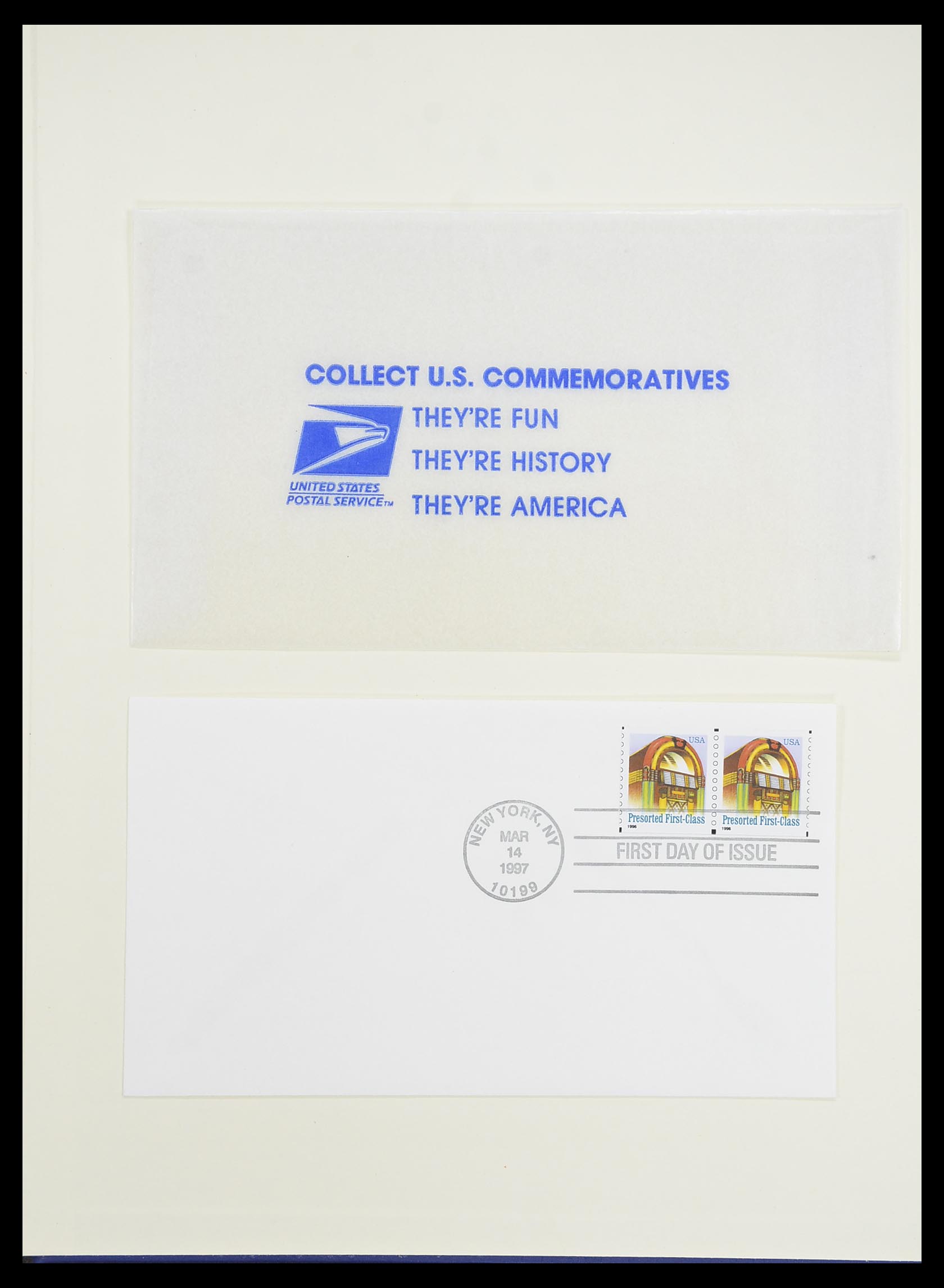 33933 063 - Postzegelverzameling 33933 USA postfris 1945-1996.