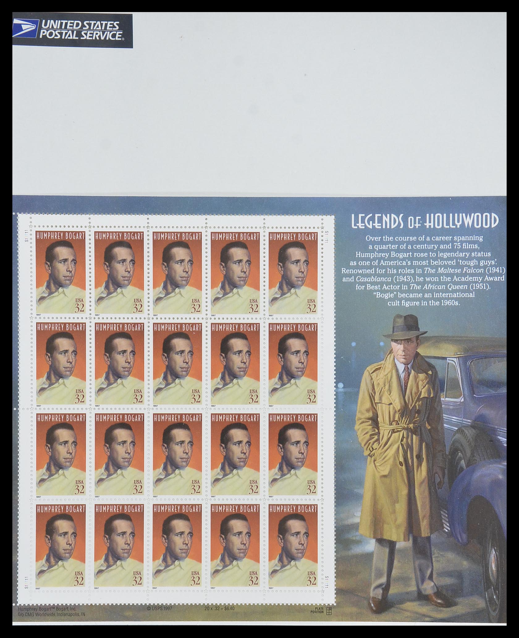33933 077 - Postzegelverzameling 33933 USA postfris 1945-1996.