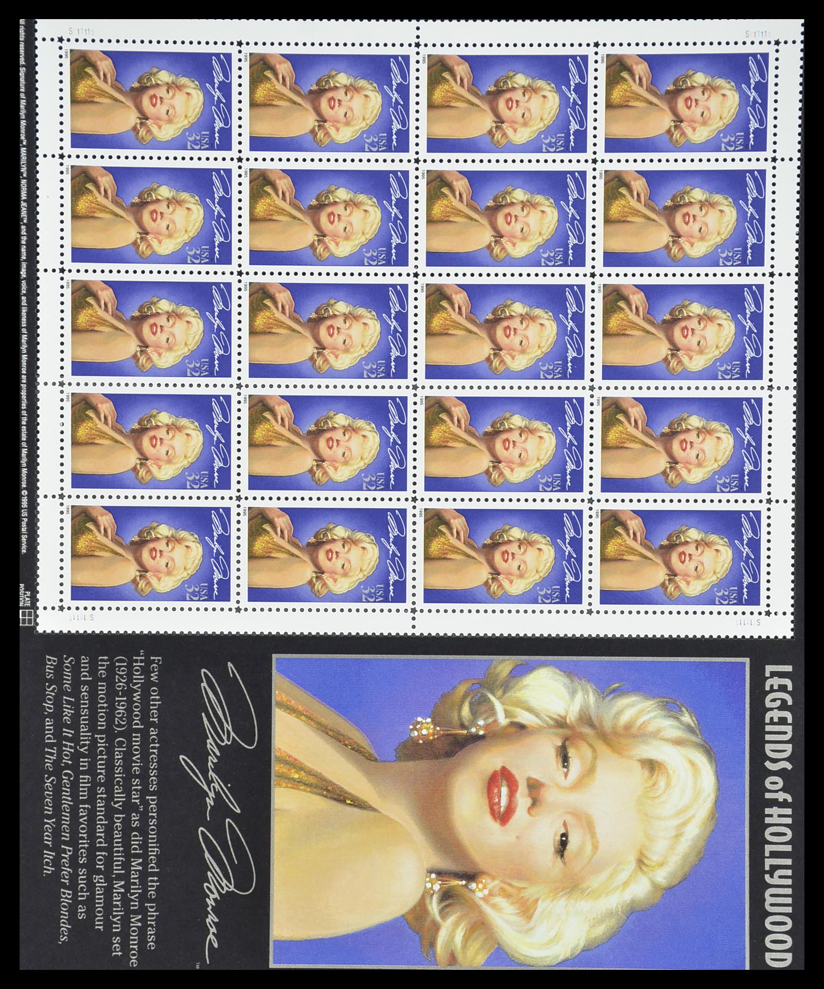 33933 104 - Postzegelverzameling 33933 USA postfris 1945-1996.