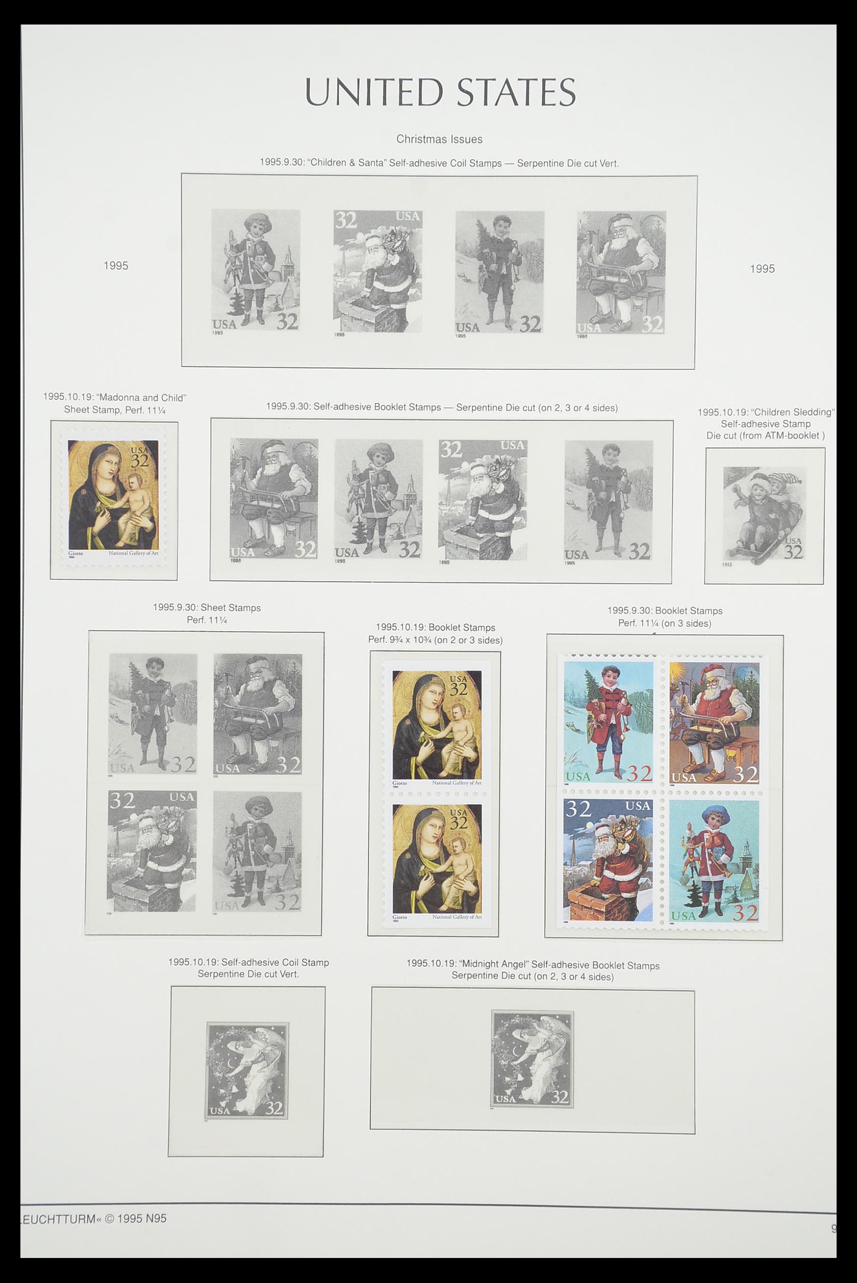 33933 111 - Postzegelverzameling 33933 USA postfris 1945-1996.