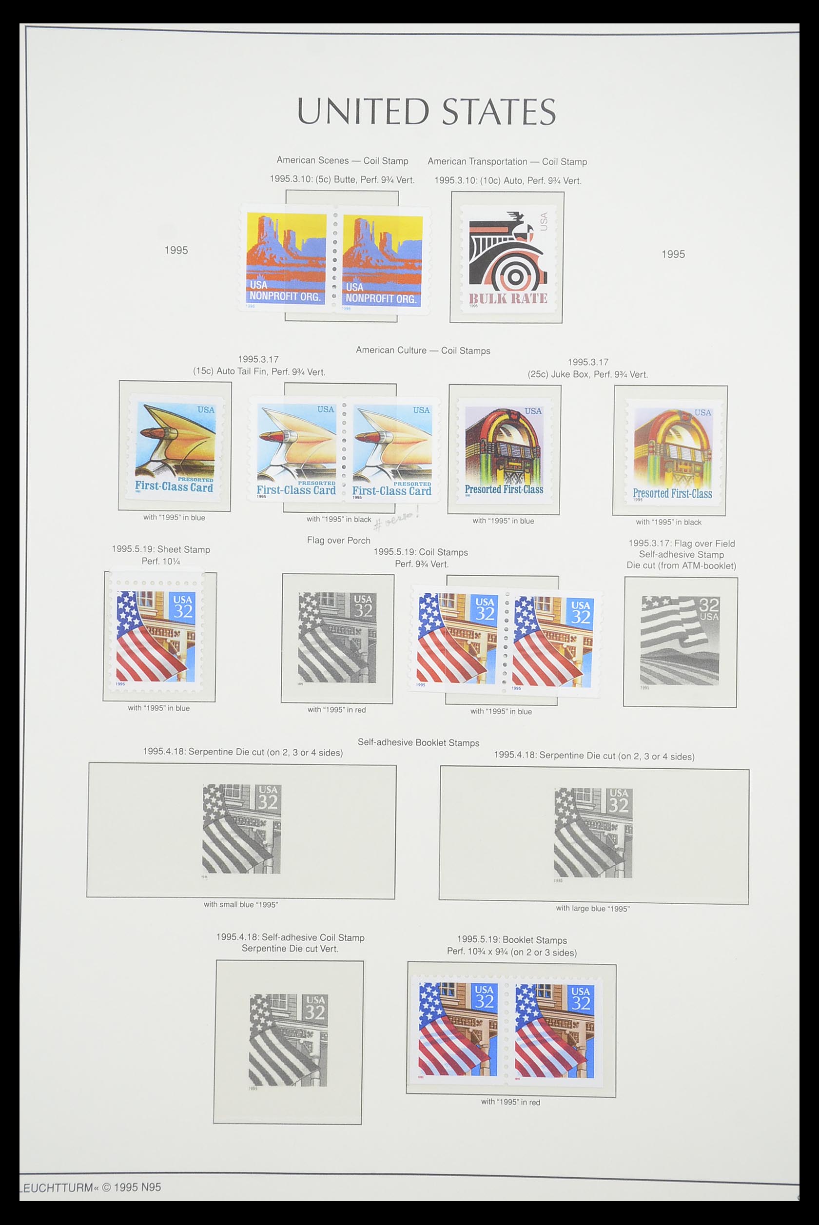 33933 112 - Postzegelverzameling 33933 USA postfris 1945-1996.