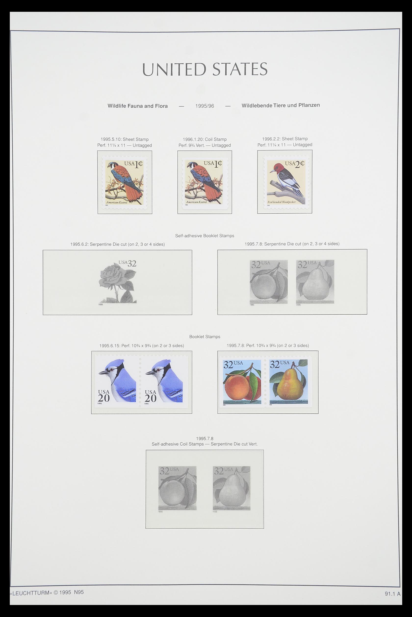 33933 114 - Postzegelverzameling 33933 USA postfris 1945-1996.