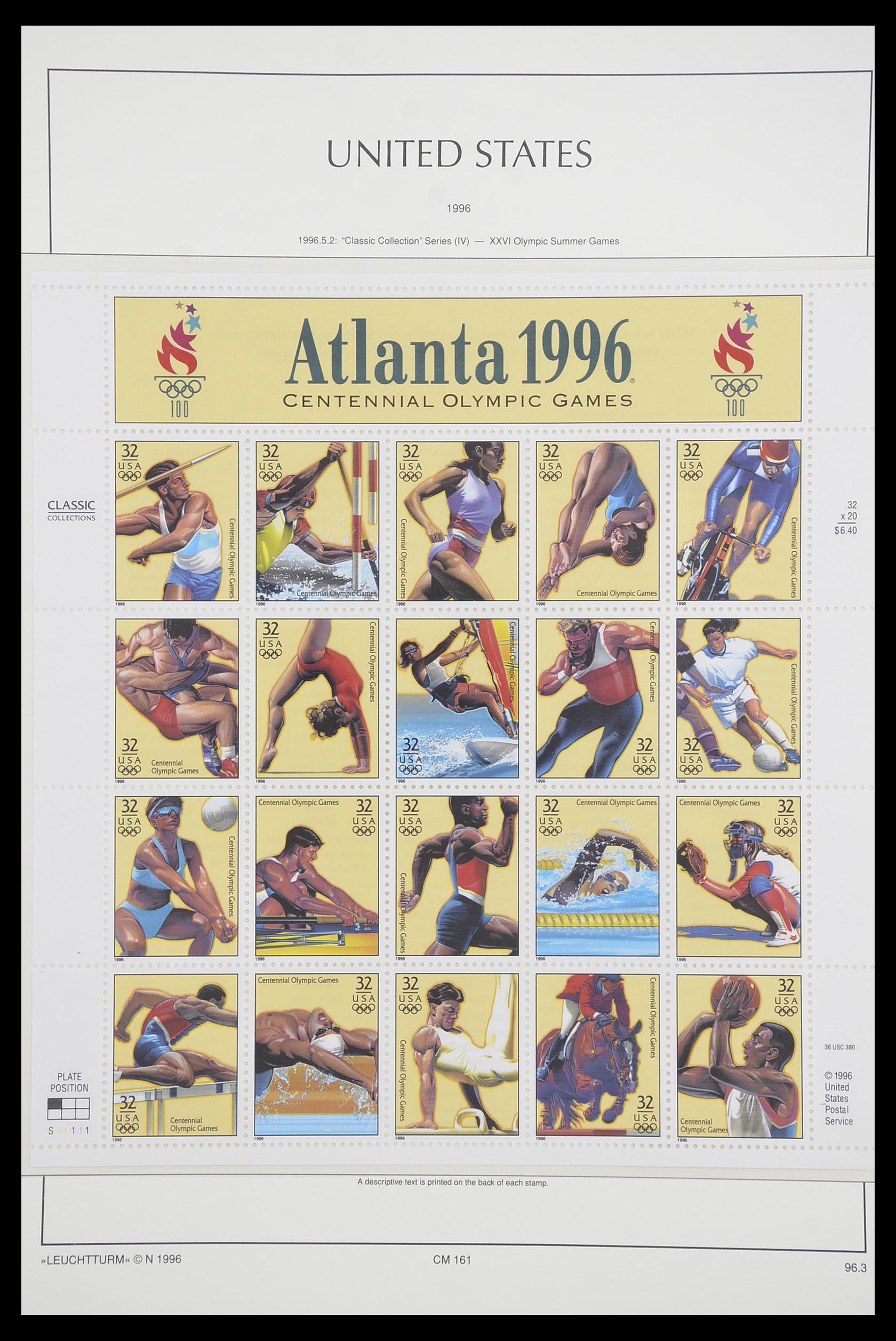 33933 118 - Postzegelverzameling 33933 USA postfris 1945-1996.