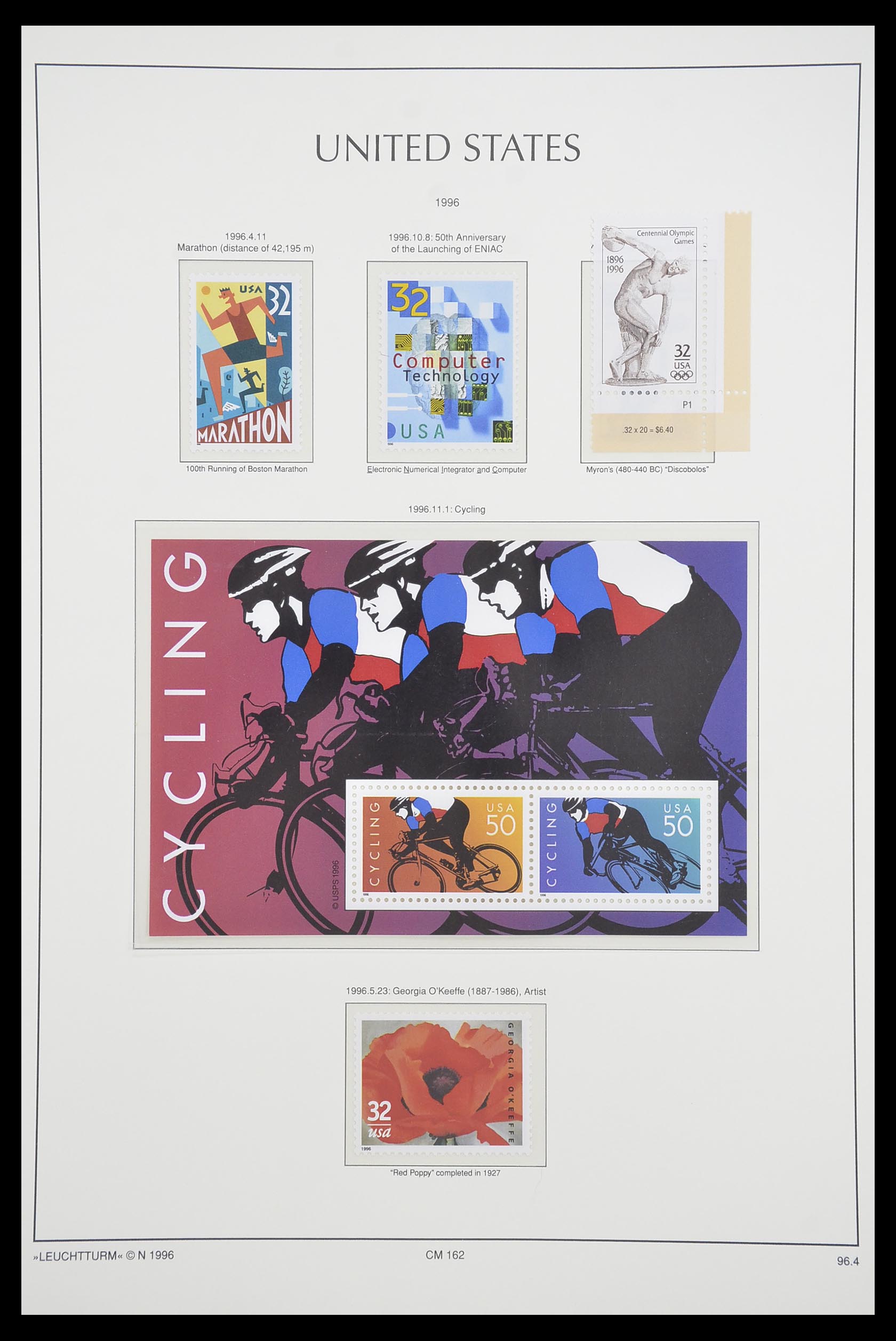 33933 119 - Postzegelverzameling 33933 USA postfris 1945-1996.