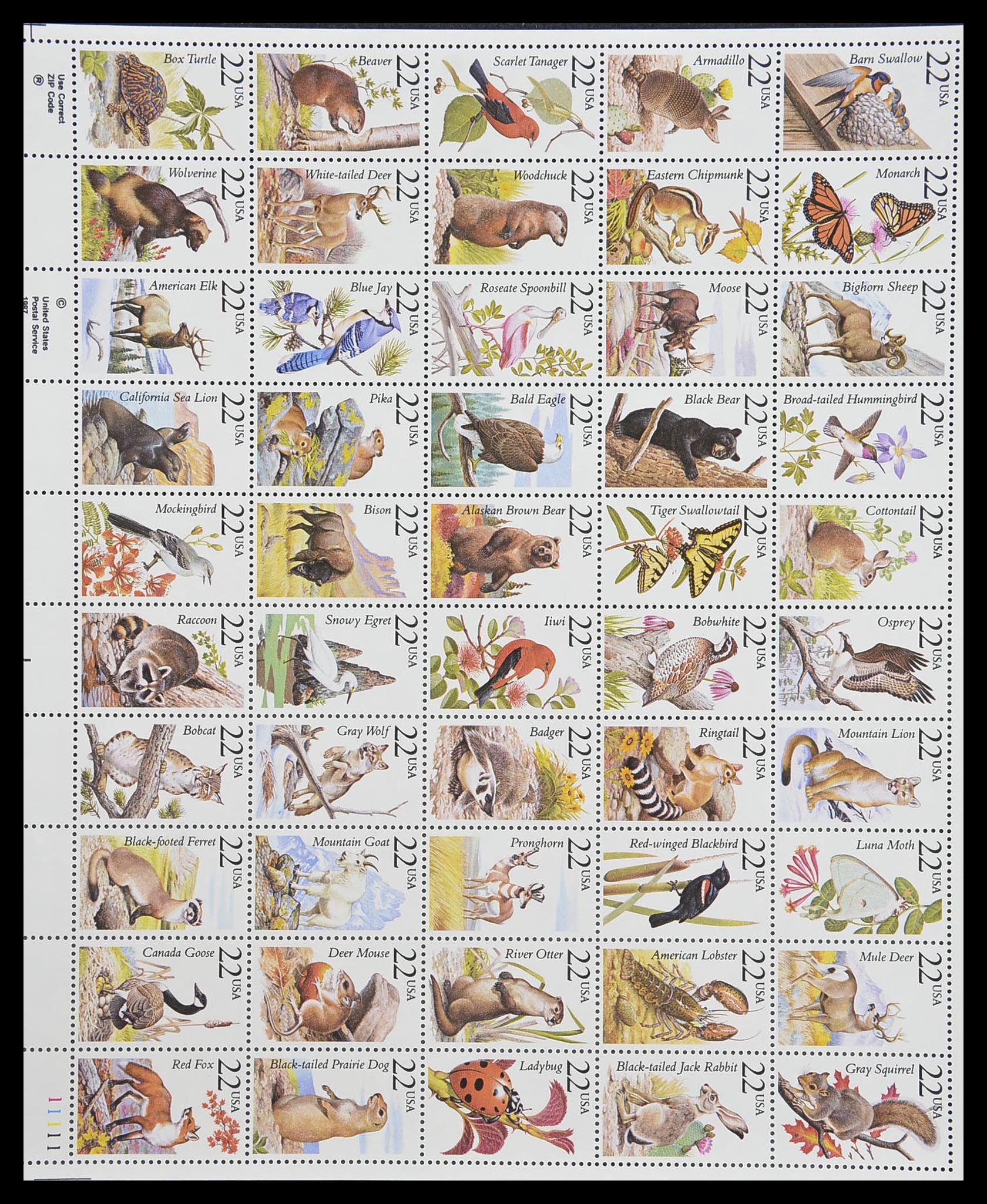 33933 129 - Postzegelverzameling 33933 USA postfris 1945-1996.