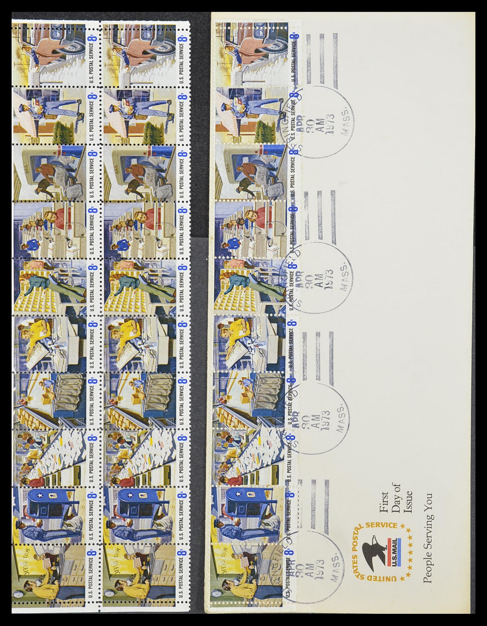 33933 130 - Postzegelverzameling 33933 USA postfris 1945-1996.
