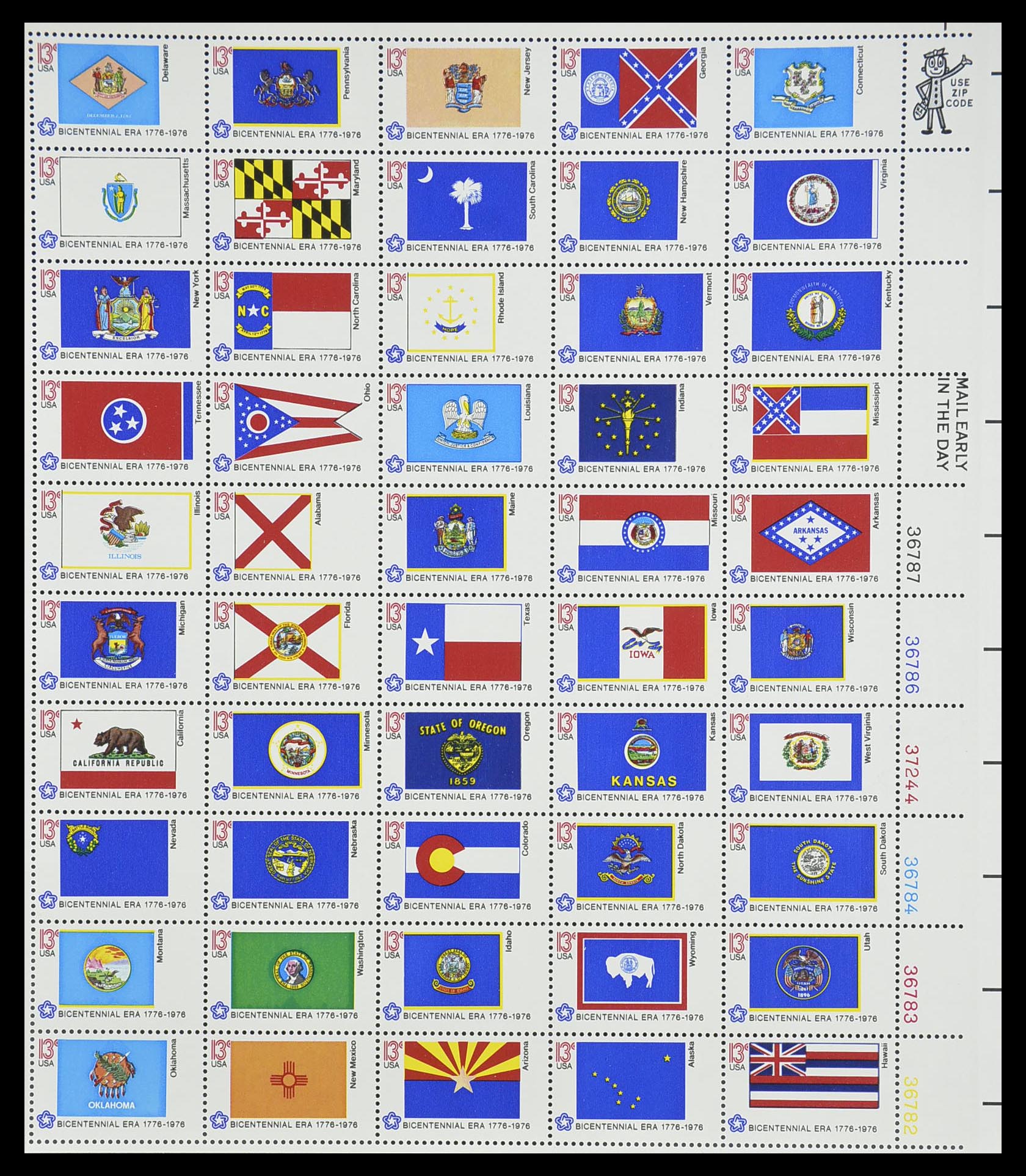 33933 137 - Postzegelverzameling 33933 USA postfris 1945-1996.