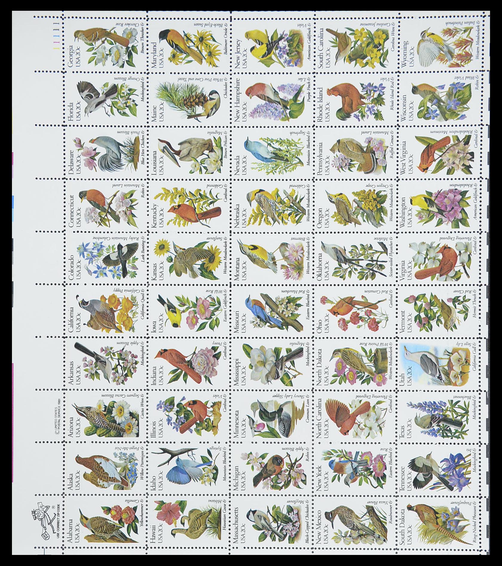 33933 139 - Postzegelverzameling 33933 USA postfris 1945-1996.
