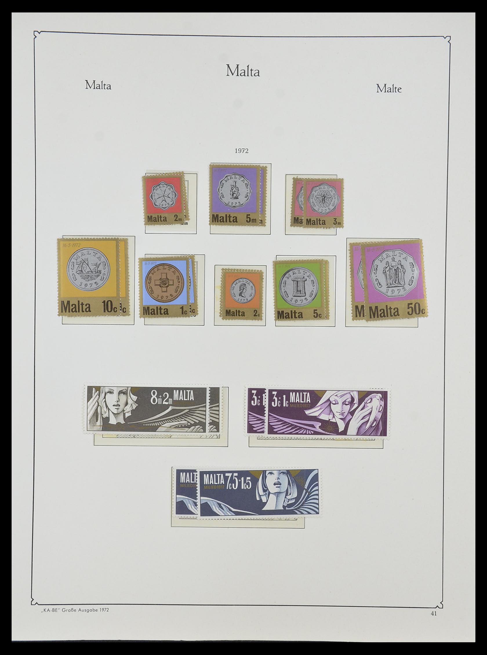 33968 111 - Stamp collection 33968 Malta 1861-2001.